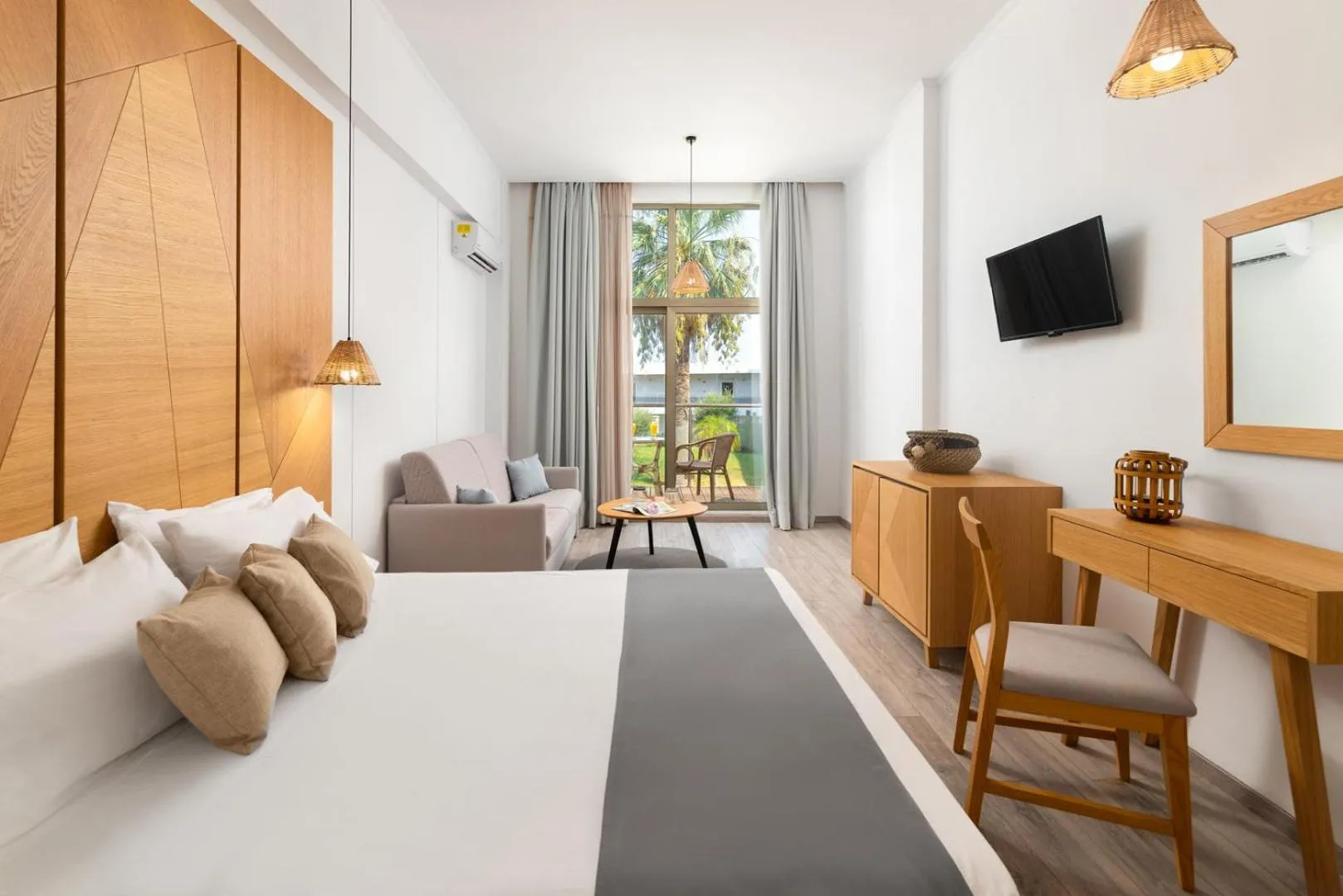 Bedroom, Bed in Paralos Rodos Lifestyle