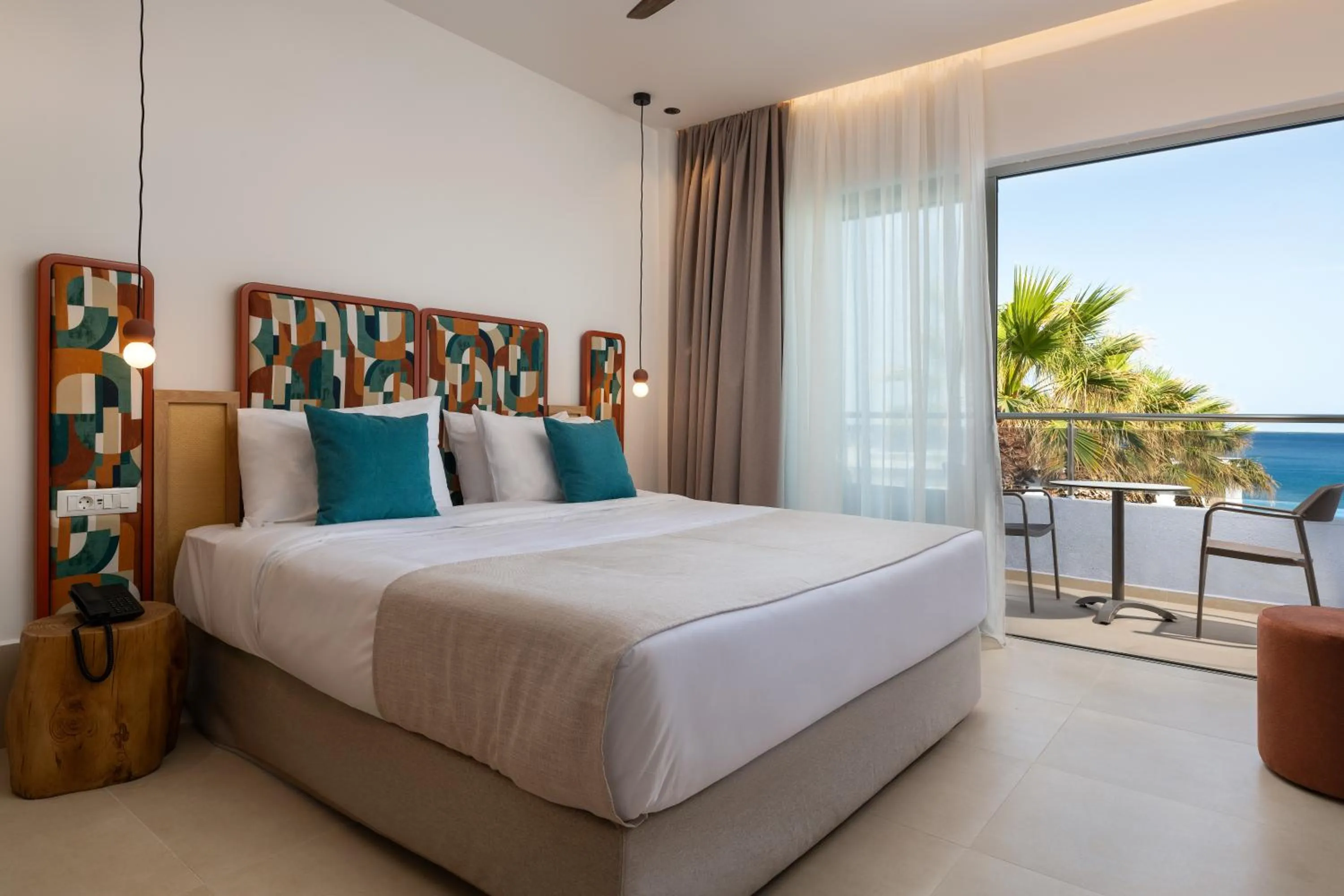 Bedroom, Bed in Paralos Rodos Lifestyle