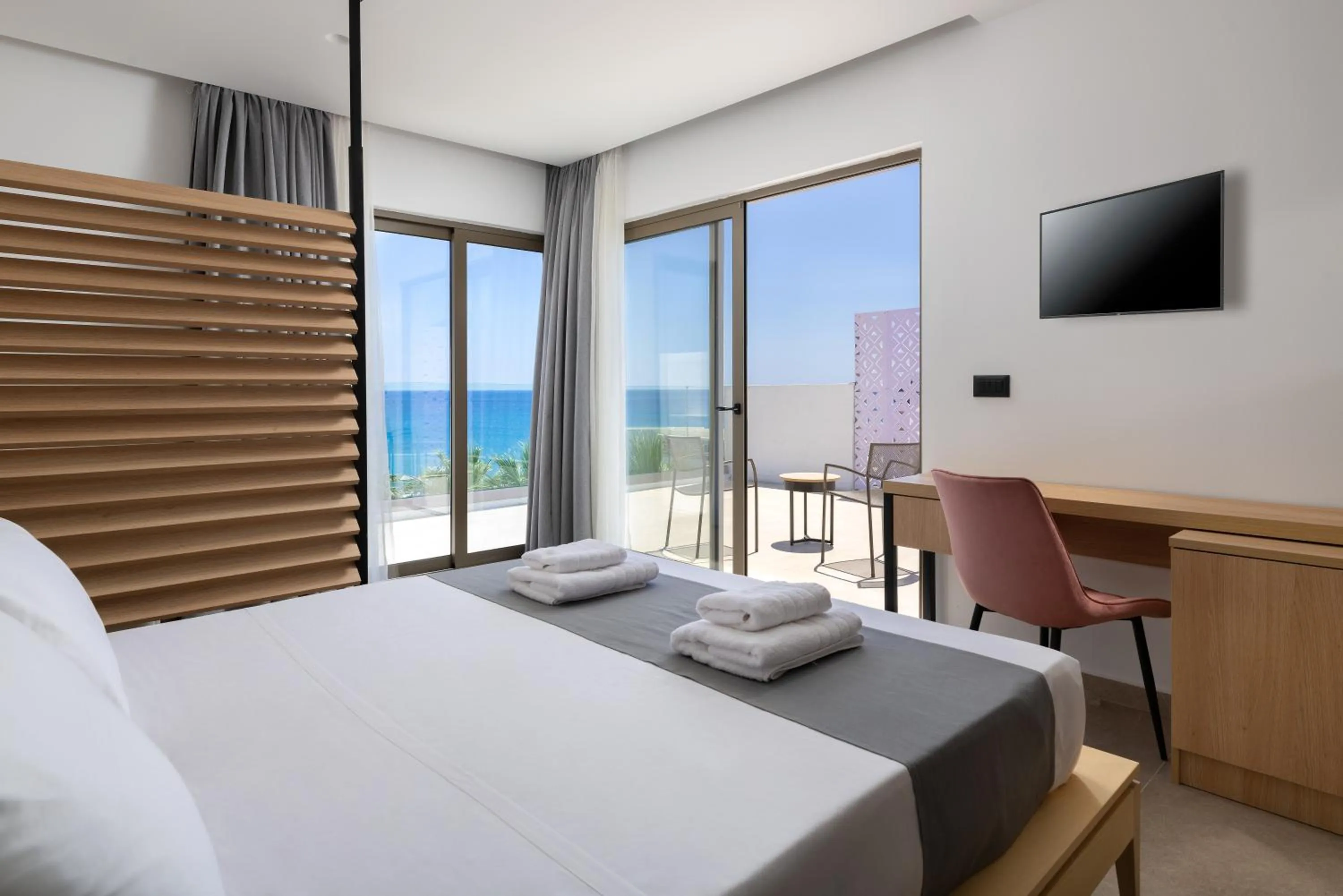 Bedroom, Bed in Paralos Rodos Lifestyle