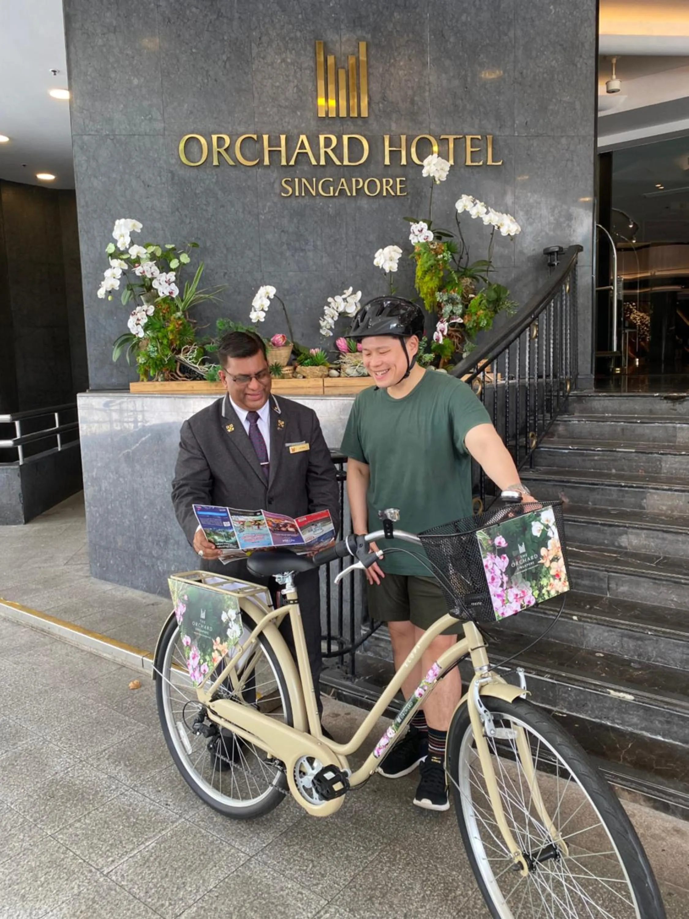 Cycling in Orchard Hotel Singapore
