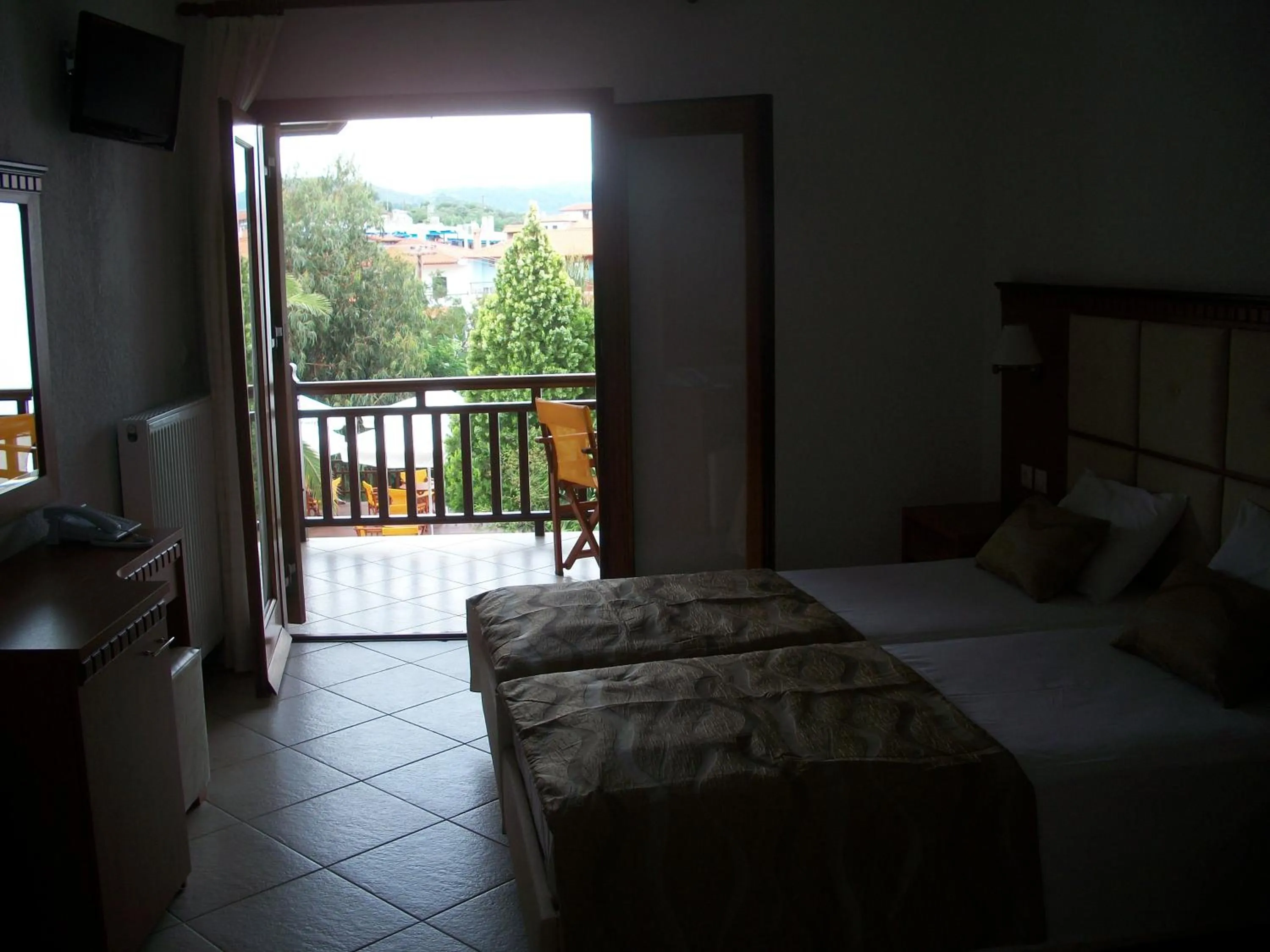 Day, Bed in Hotel Filoxenia