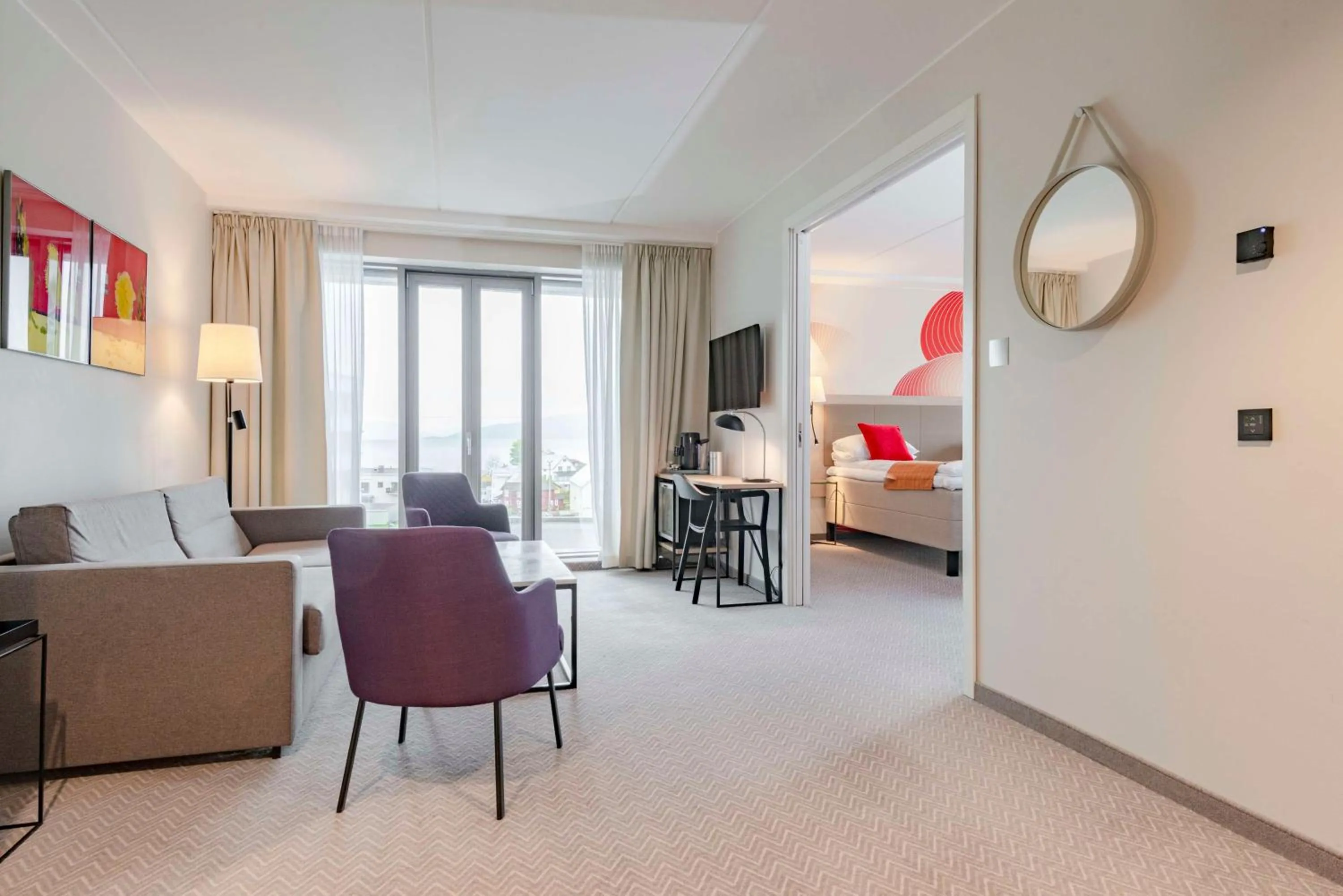 Bedroom in Scandic Meyergården