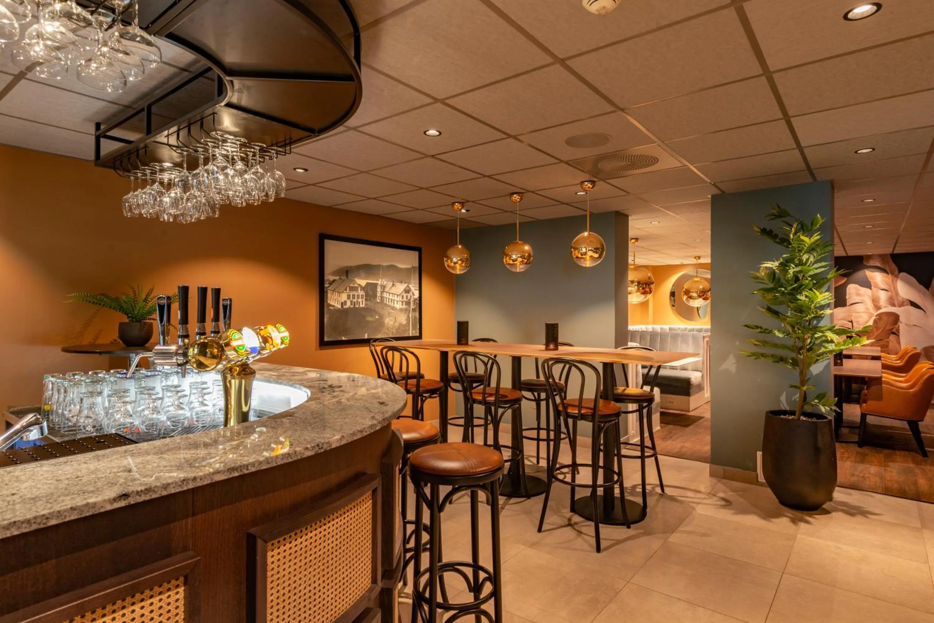 Lounge or bar in Scandic Meyergården