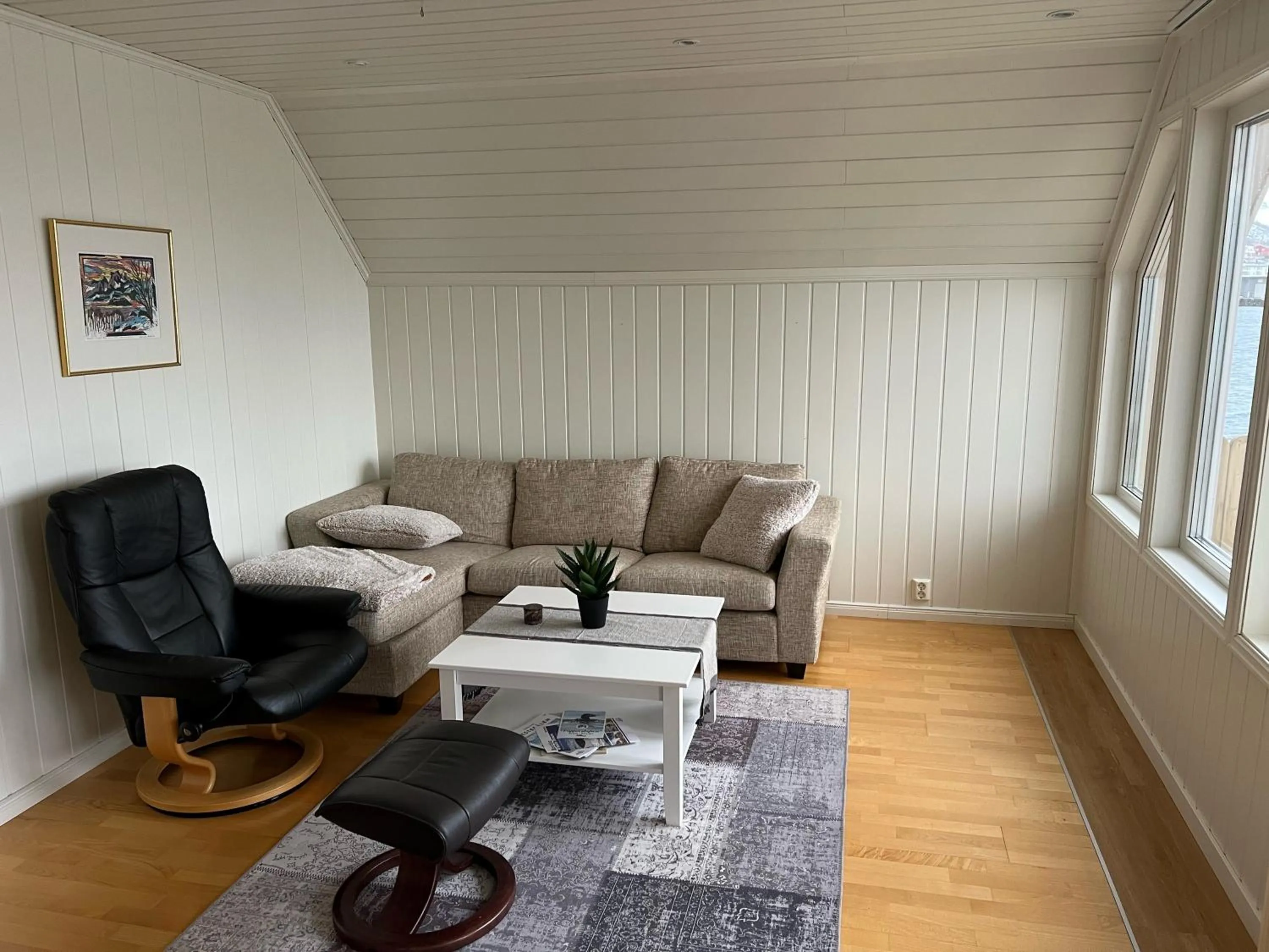 Living room in Vesterålen Resort & Kysthotell