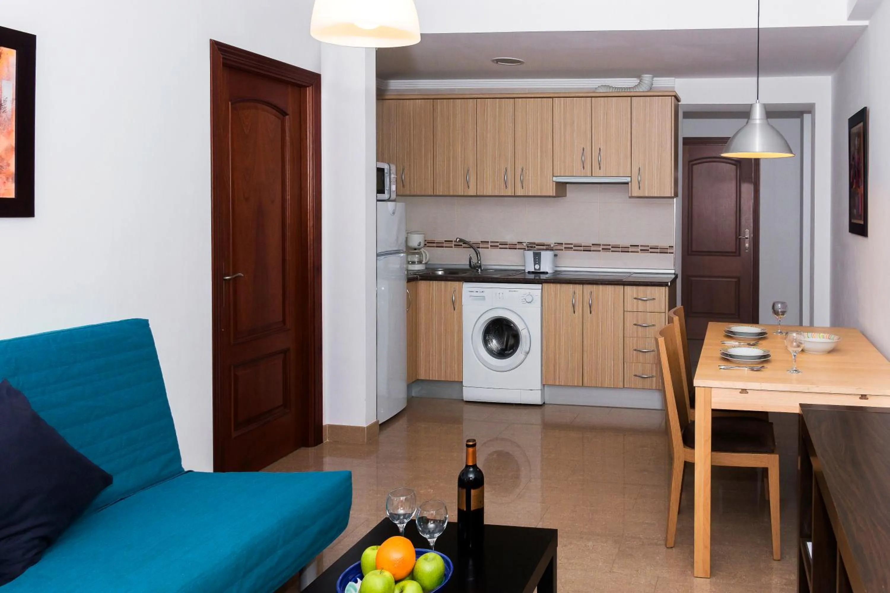 Kitchen or kitchenette in Apartamentos Euromar Playa
