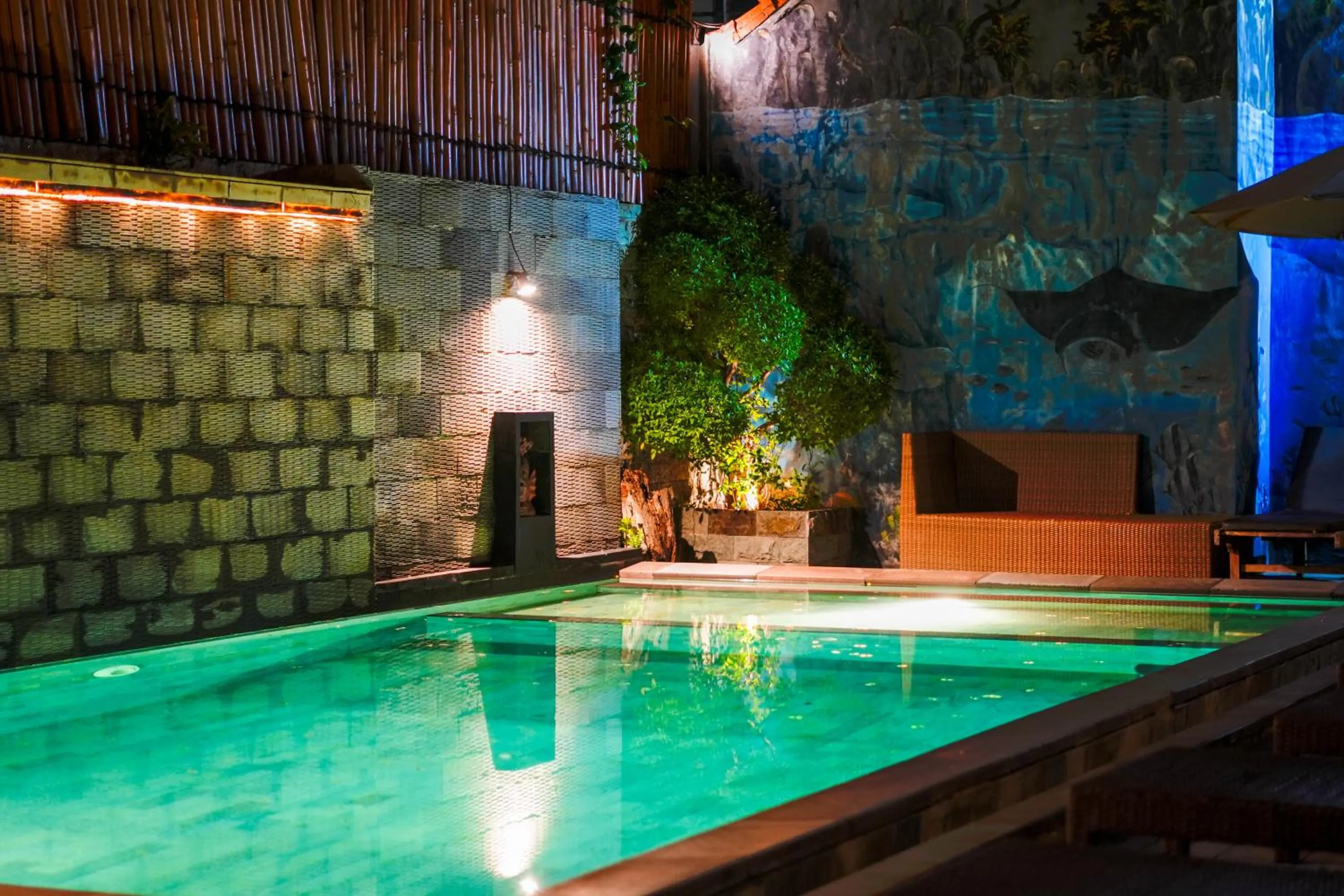 Pool view in Hotel Arsa Santhi Nusa Penida