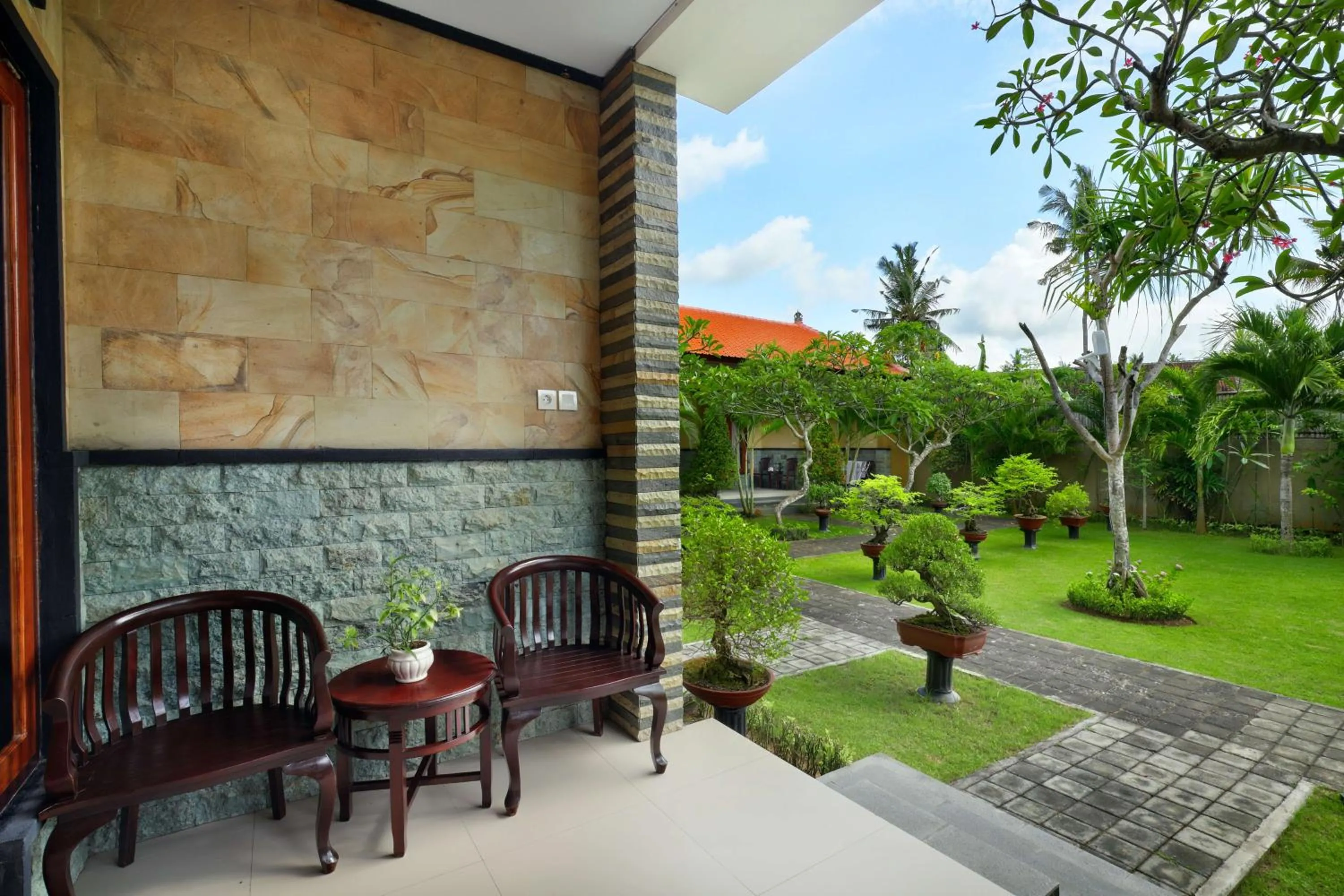 Garden view in Hotel Arsa Santhi Nusa Penida