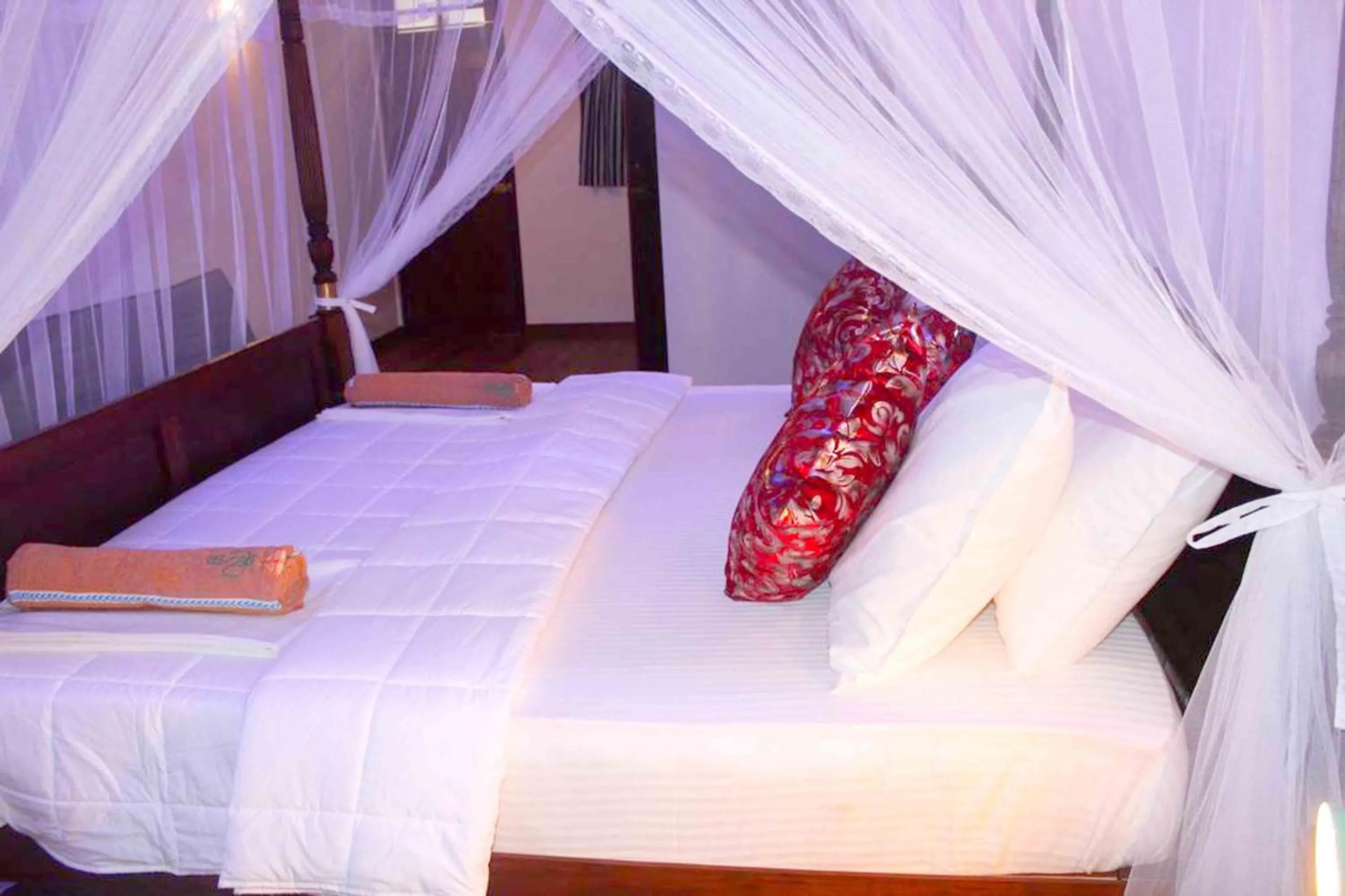 Bed in Dream Villa Galle Fort