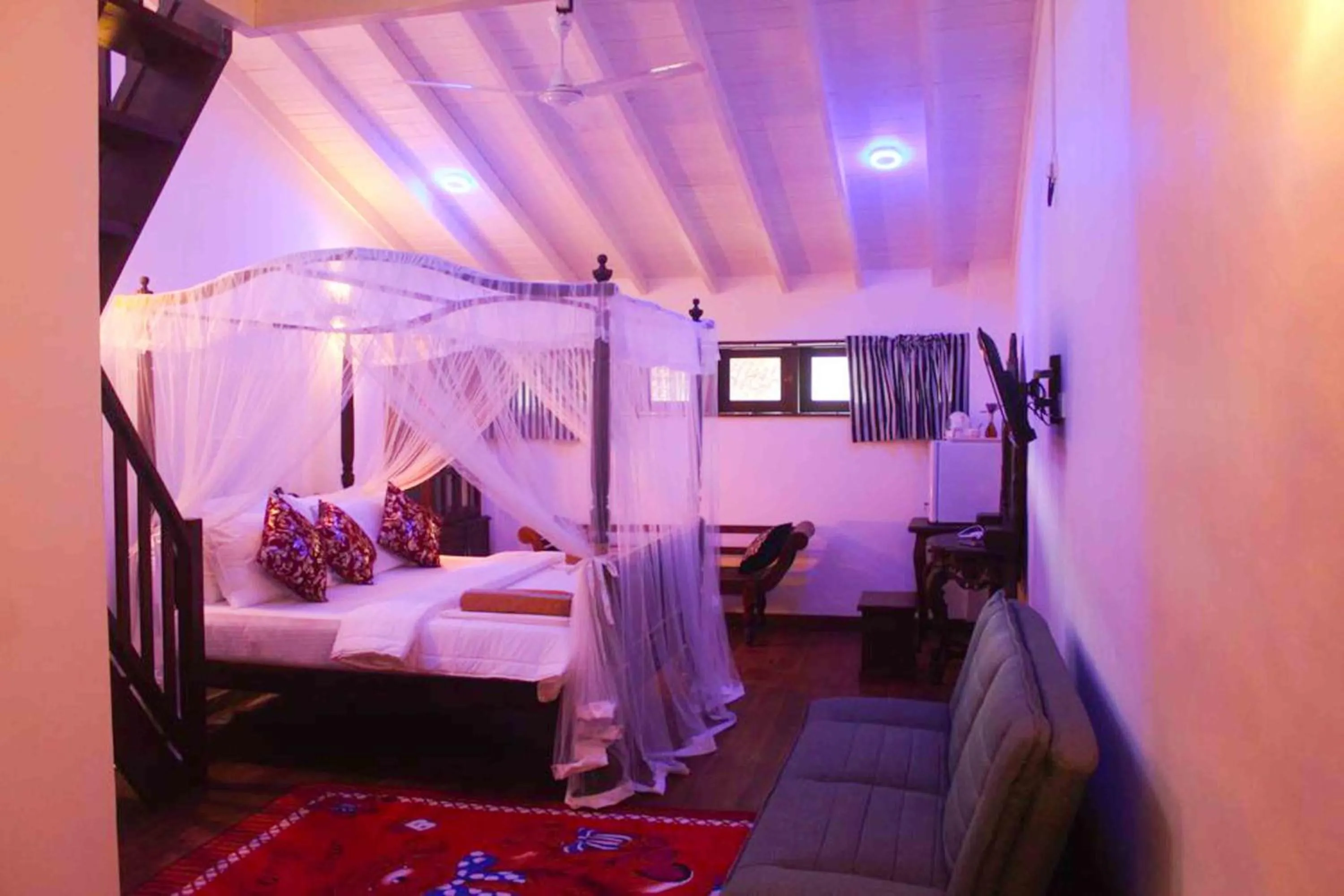 Bed in Dream Villa Galle Fort