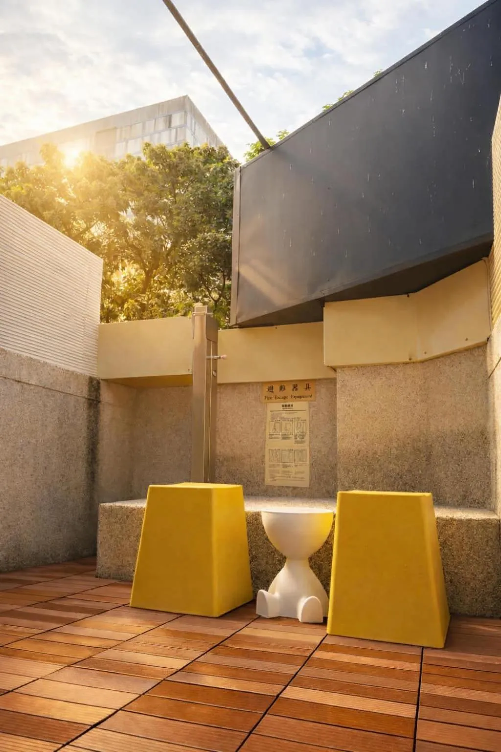 Balcony/Terrace in 逢甲25行館Fengjia 25 Hotel