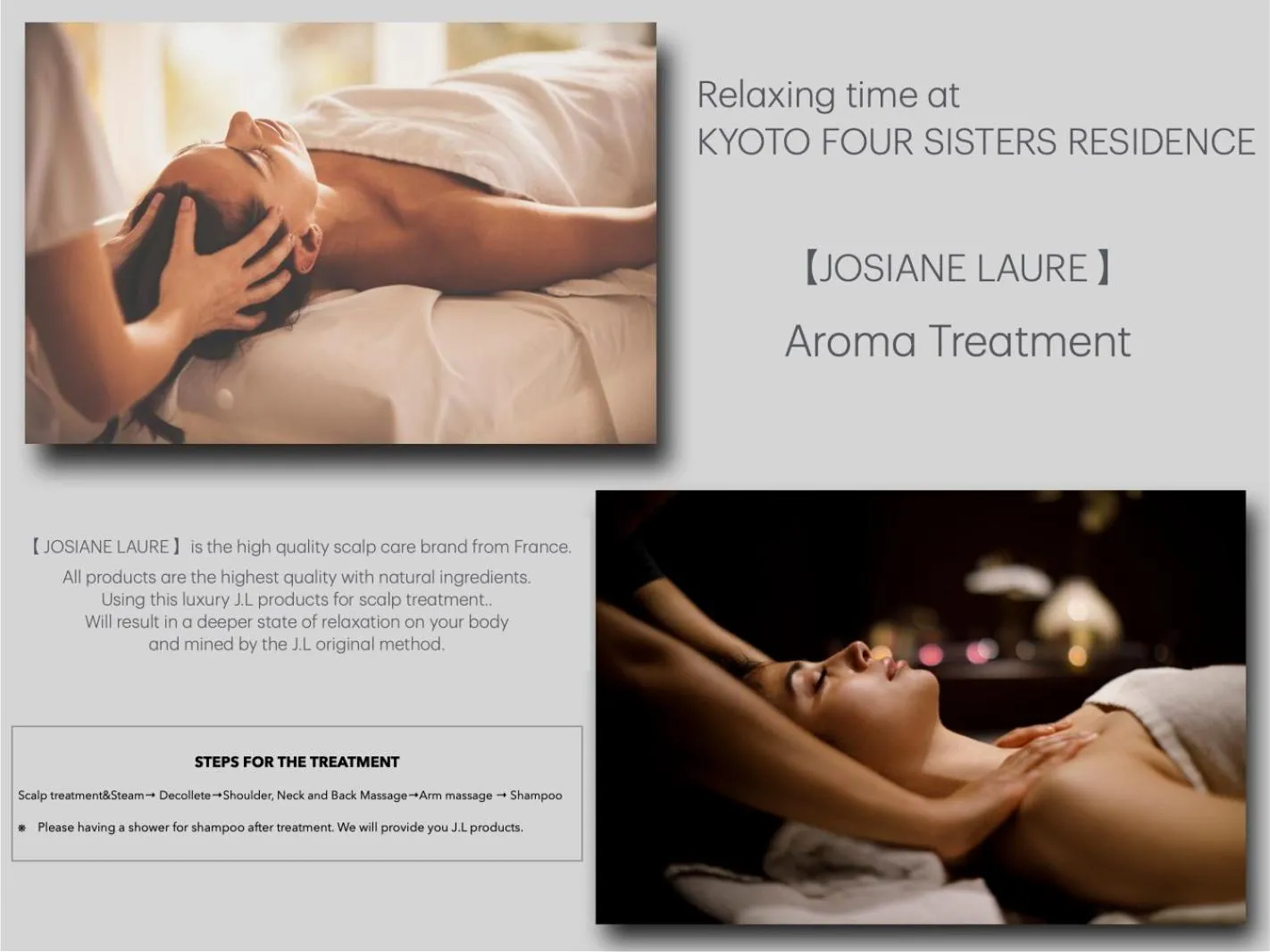 Massage in Kyoto Four Sisters Residence