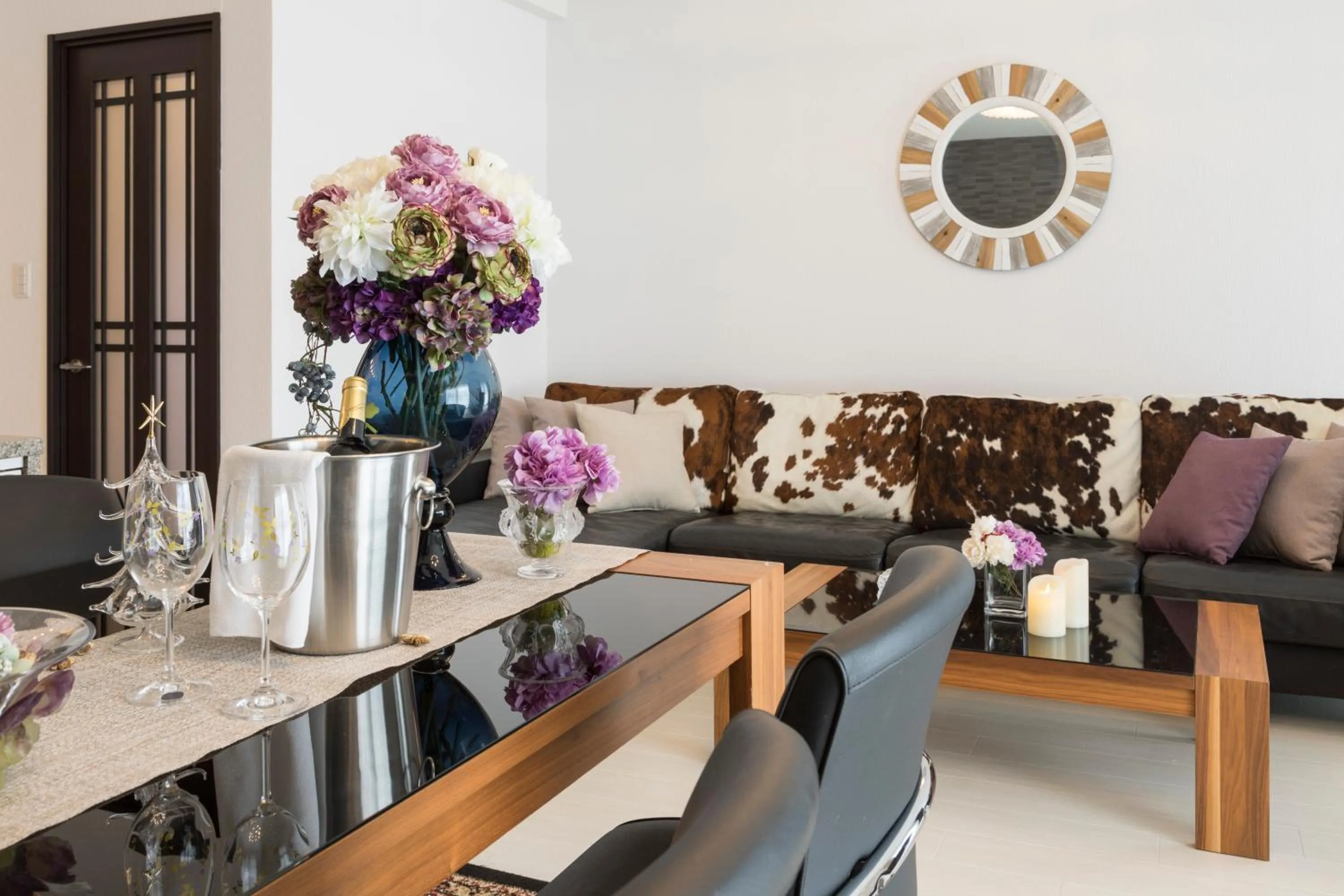 Living room in Kyoto Four Sisters Residence