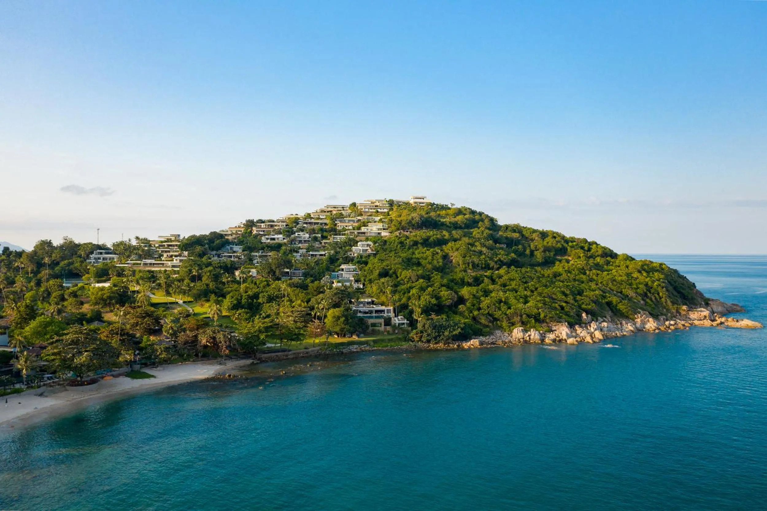 Bird's eye view in Samujana Villas