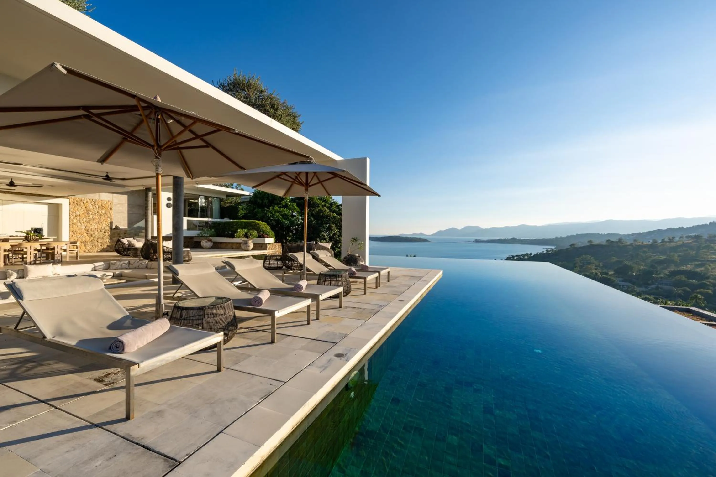 Swimming pool in Samujana Villas