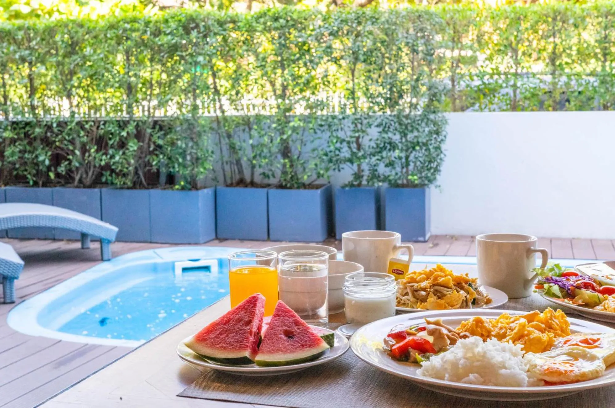 Breakfast in Luck Thai Hotel