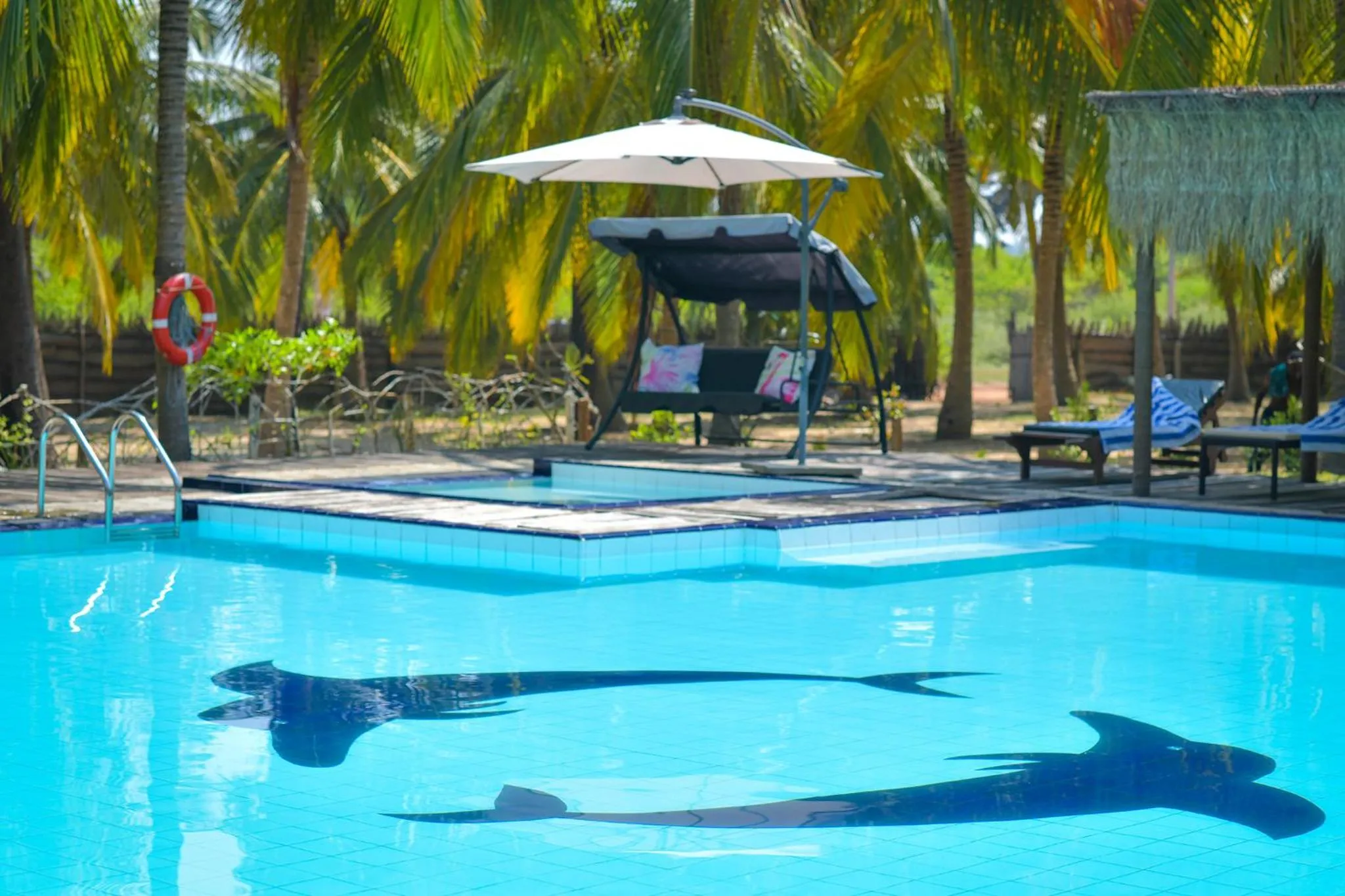 Swimming pool in De Silva Palm Resort
