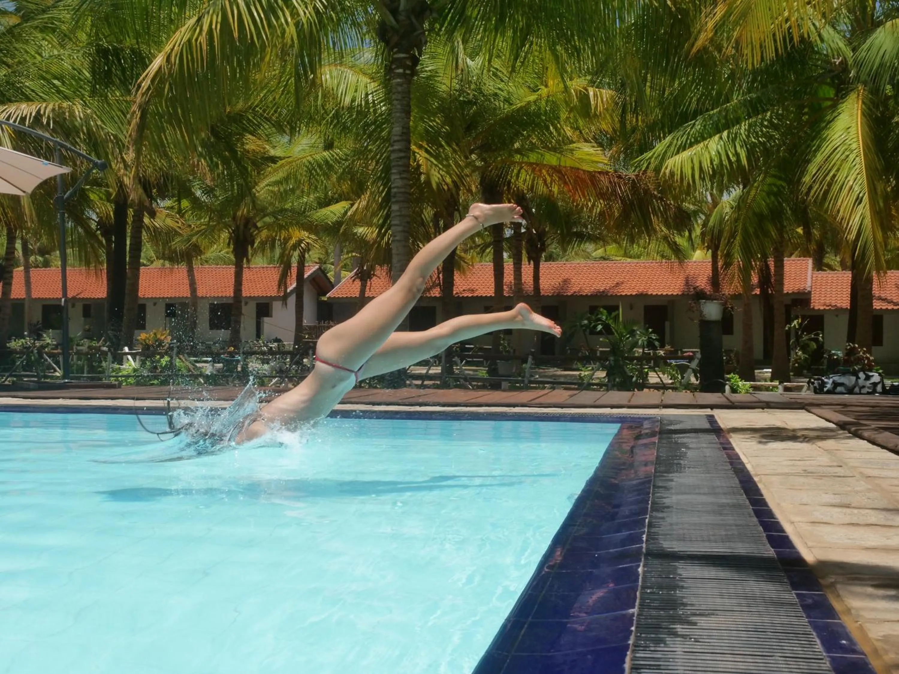 Swimming pool in De Silva Palm Resort