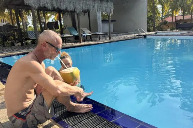 Swimming pool in De Silva Palm Resort