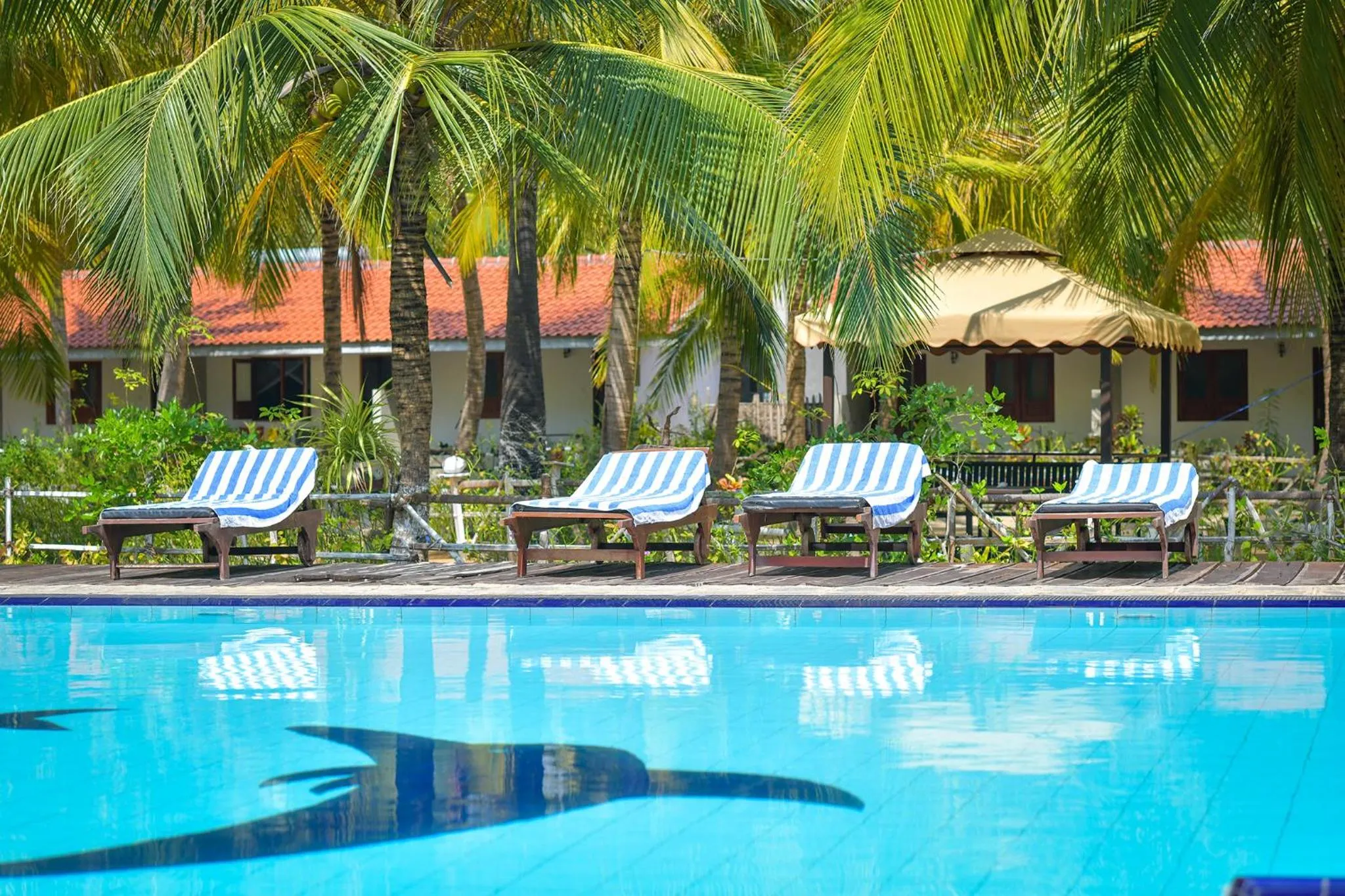 Swimming pool in De Silva Palm Resort