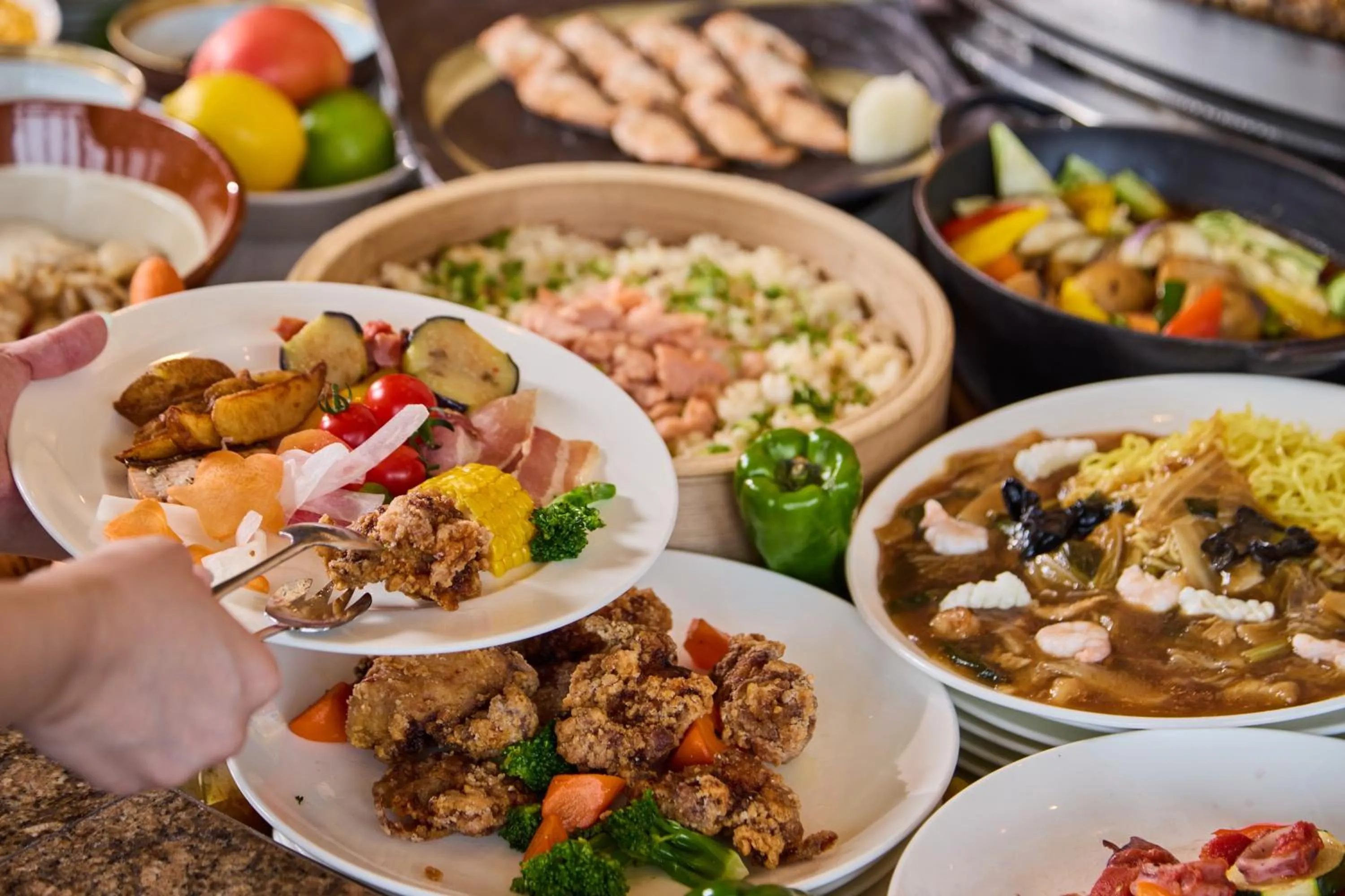 Breakfast in Grand Park Otaru