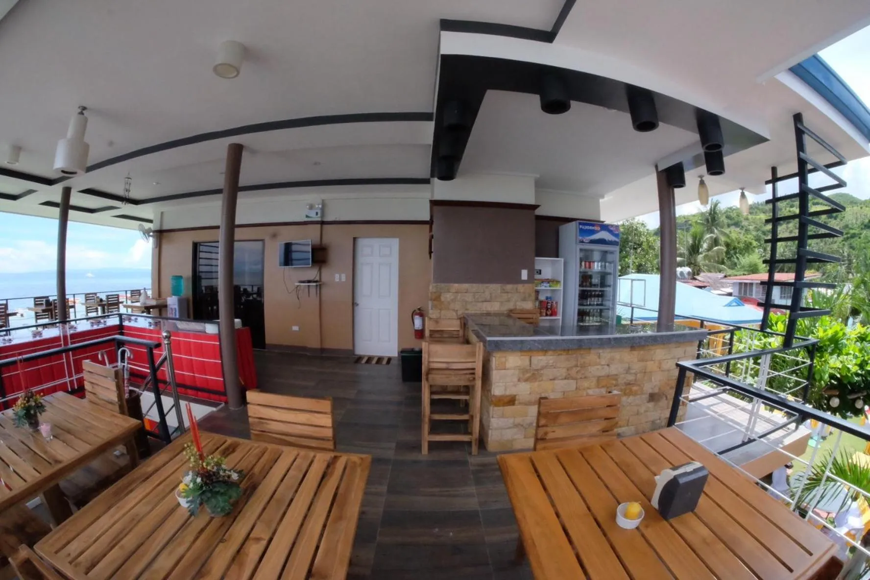 Patio in L & M Hearthstones Lodge