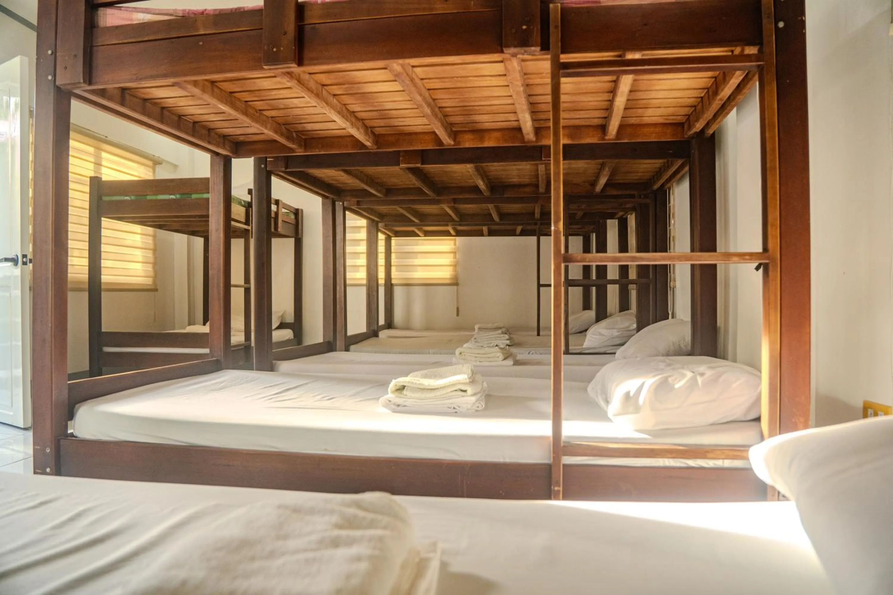 Bed in L & M Hearthstones Lodge