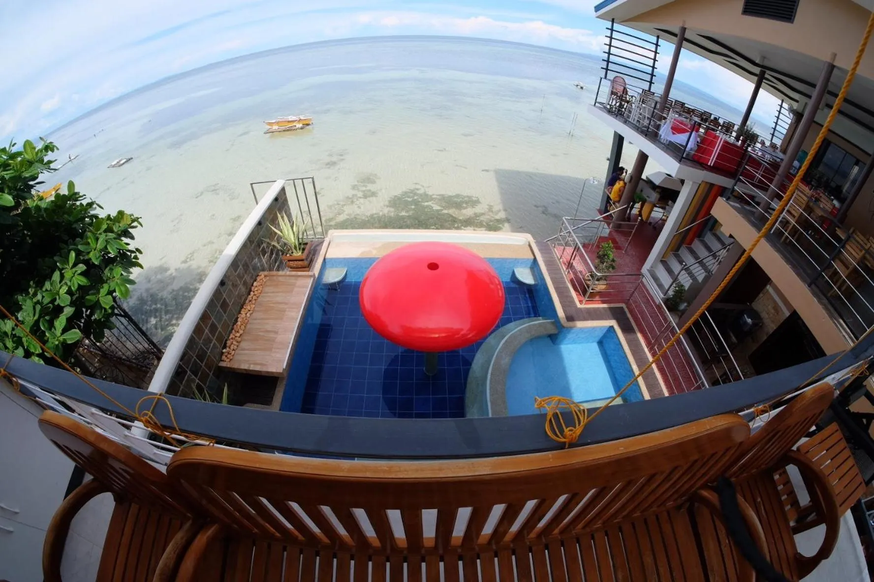 Balcony/Terrace in L & M Hearthstones Lodge