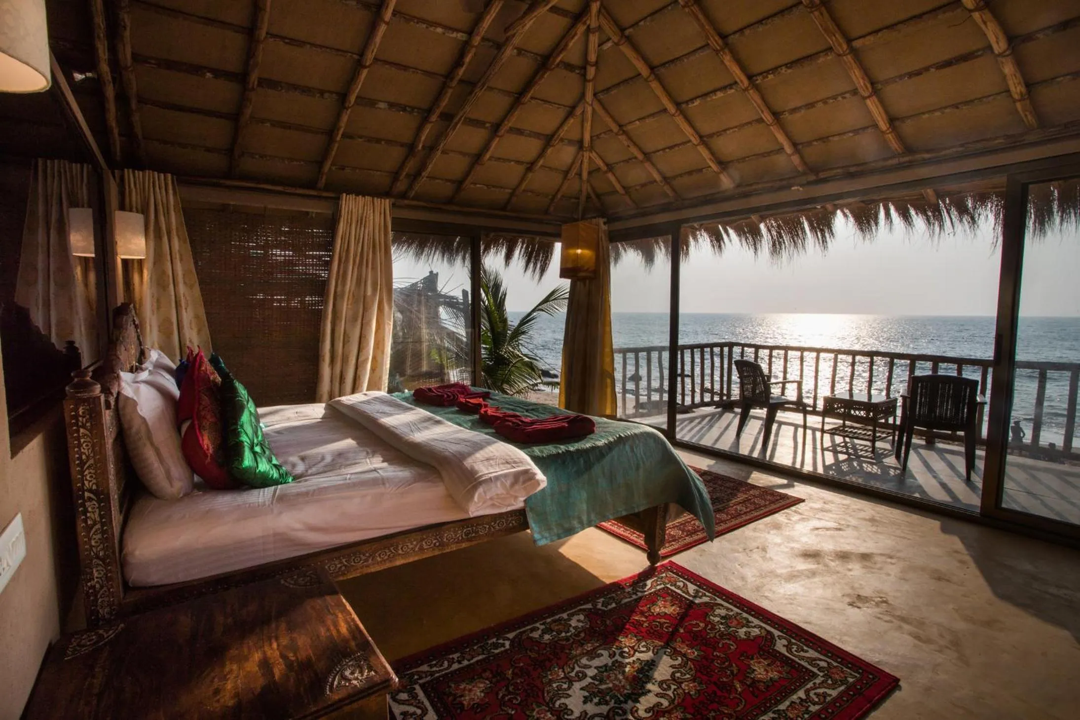 Bed in Dwarka Beach Resort Goa