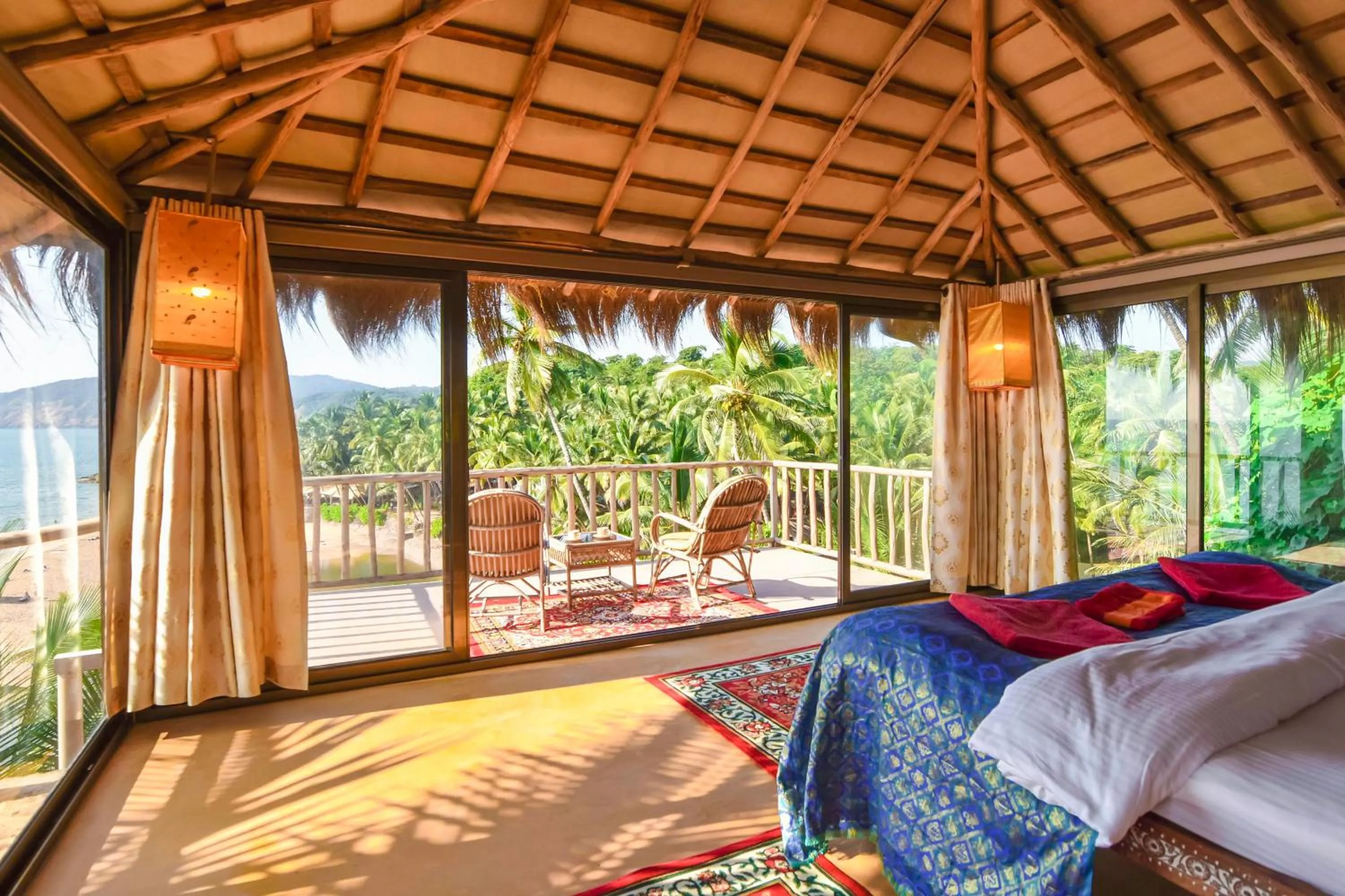 Balcony/Terrace in Dwarka Beach Resort Goa