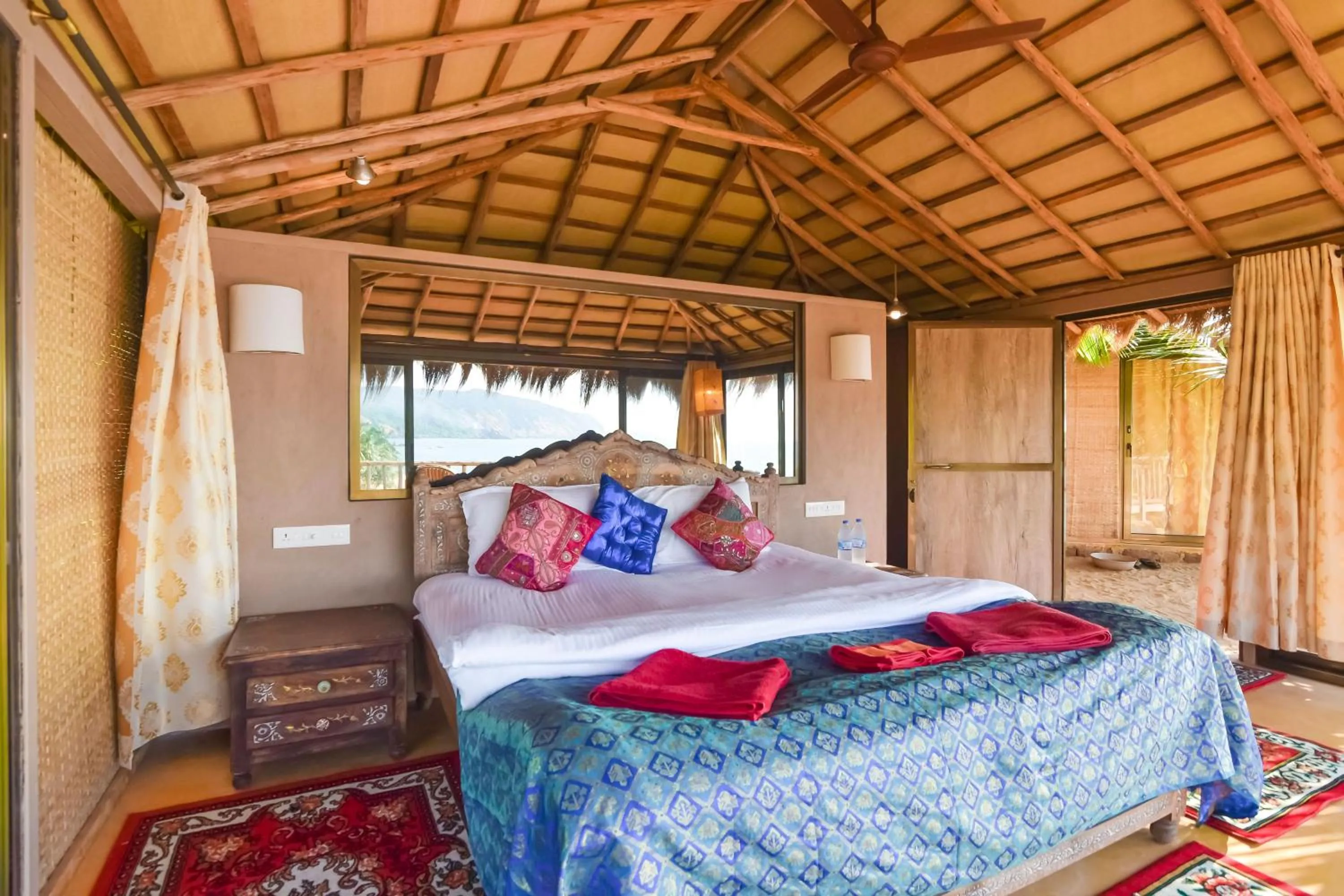 Bedroom, Bed in Dwarka Beach Resort Goa