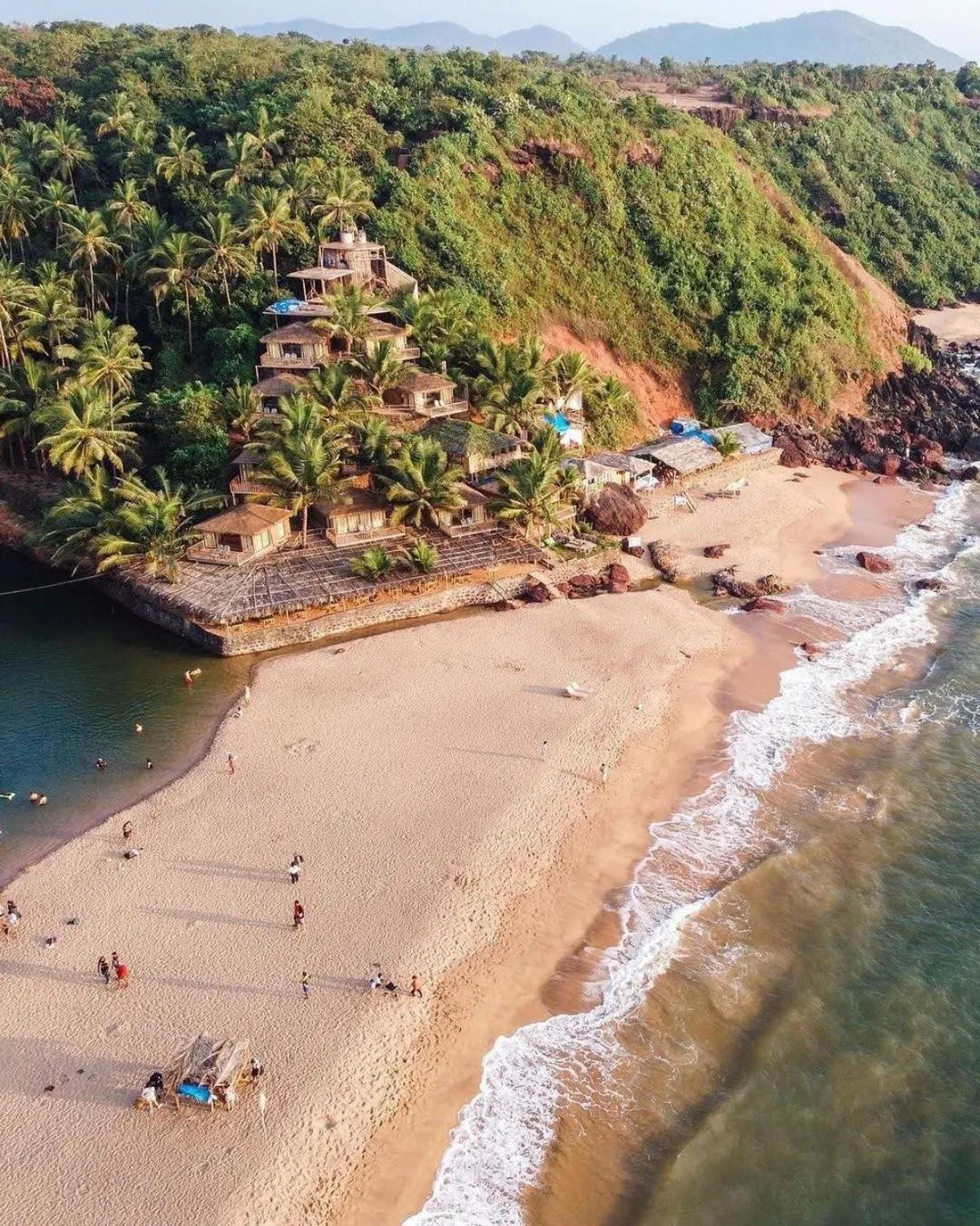 Property building in Dwarka Beach Resort Goa