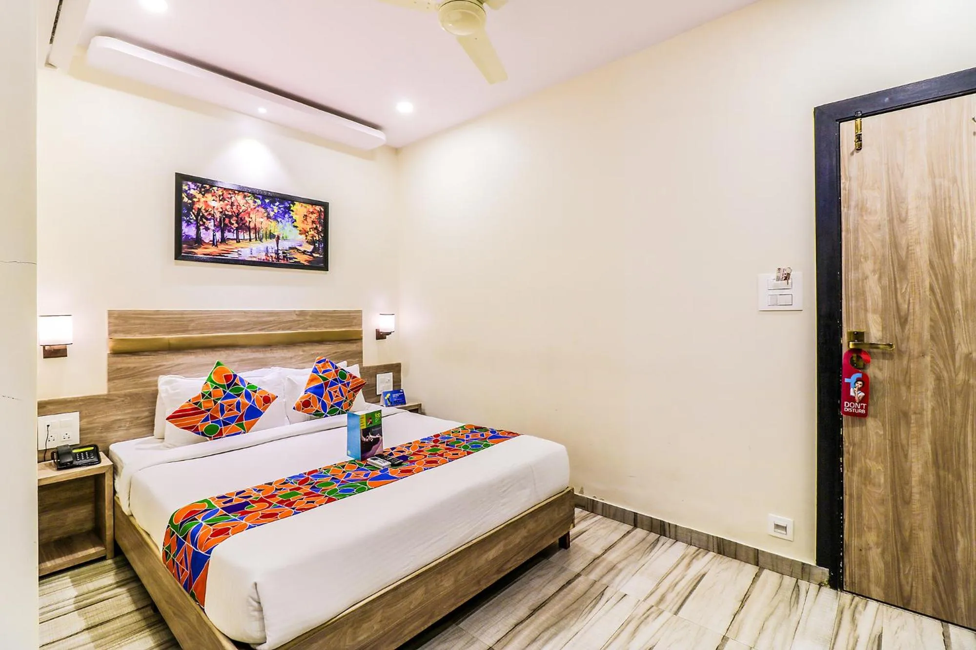 Bedroom, Bed in FabHotel Aksa International - Nr Mumbai International Airport