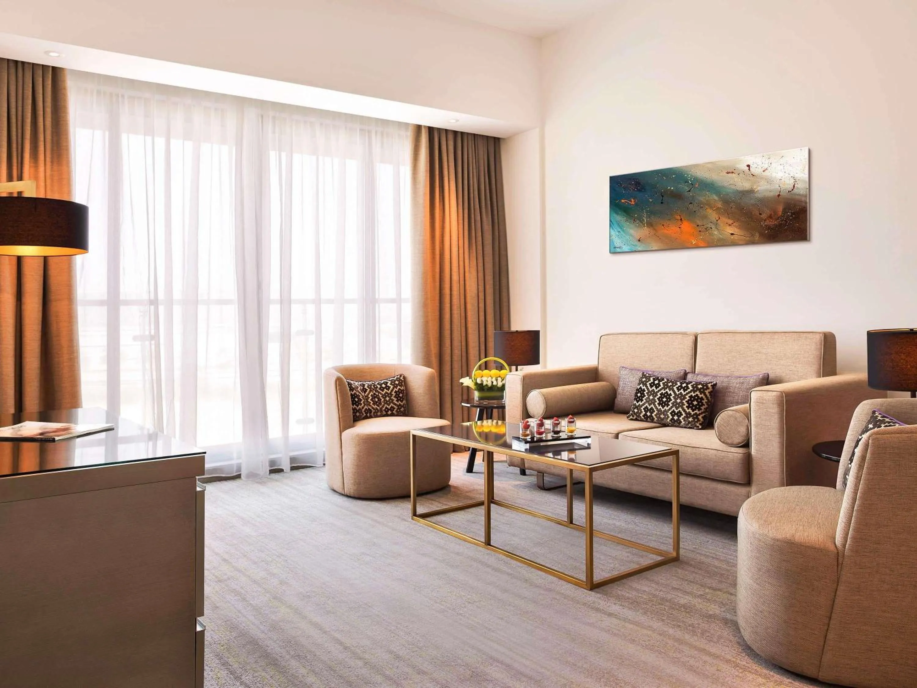 Bedroom in Novotel Muscat Airport