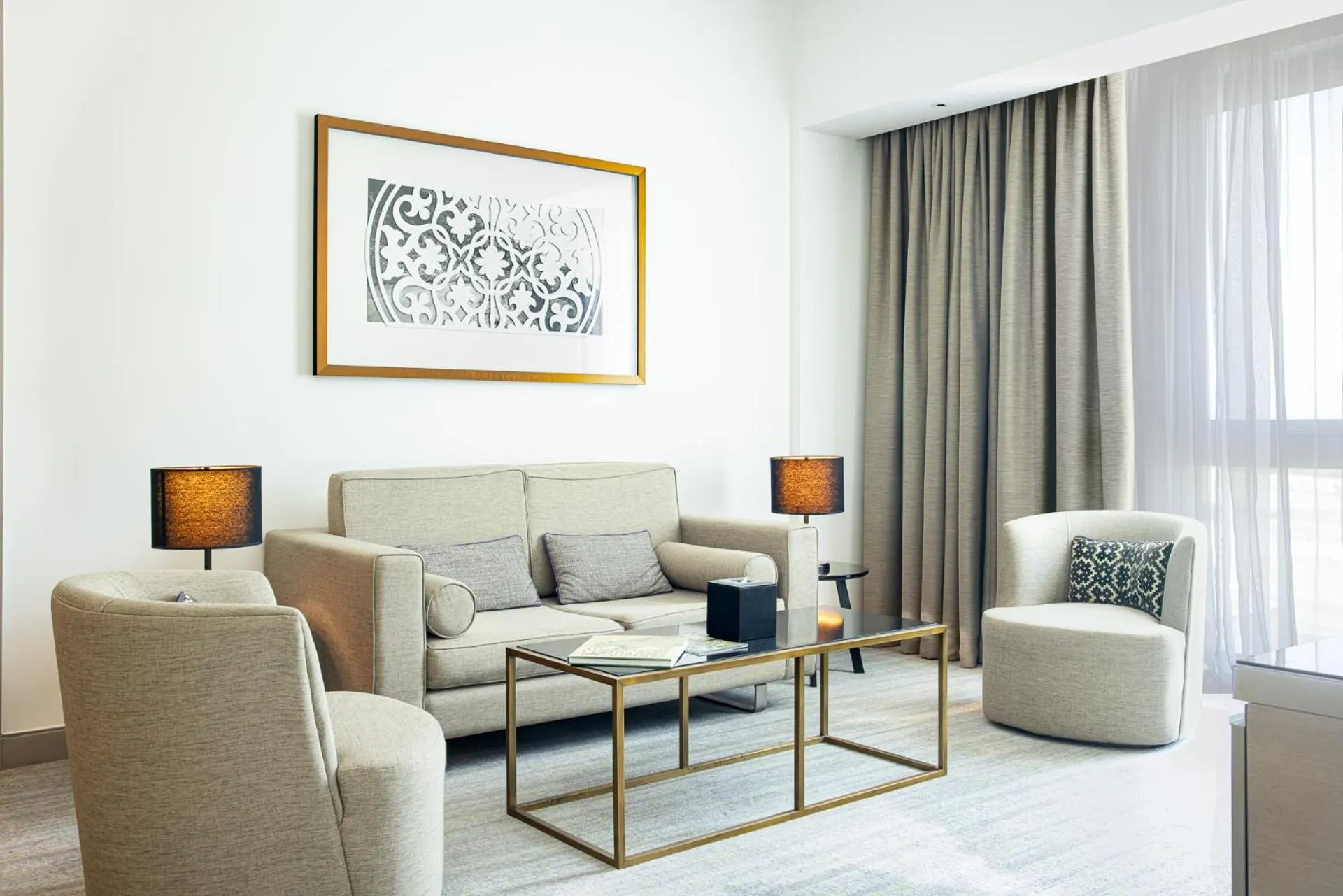 Living room in Novotel Muscat Airport