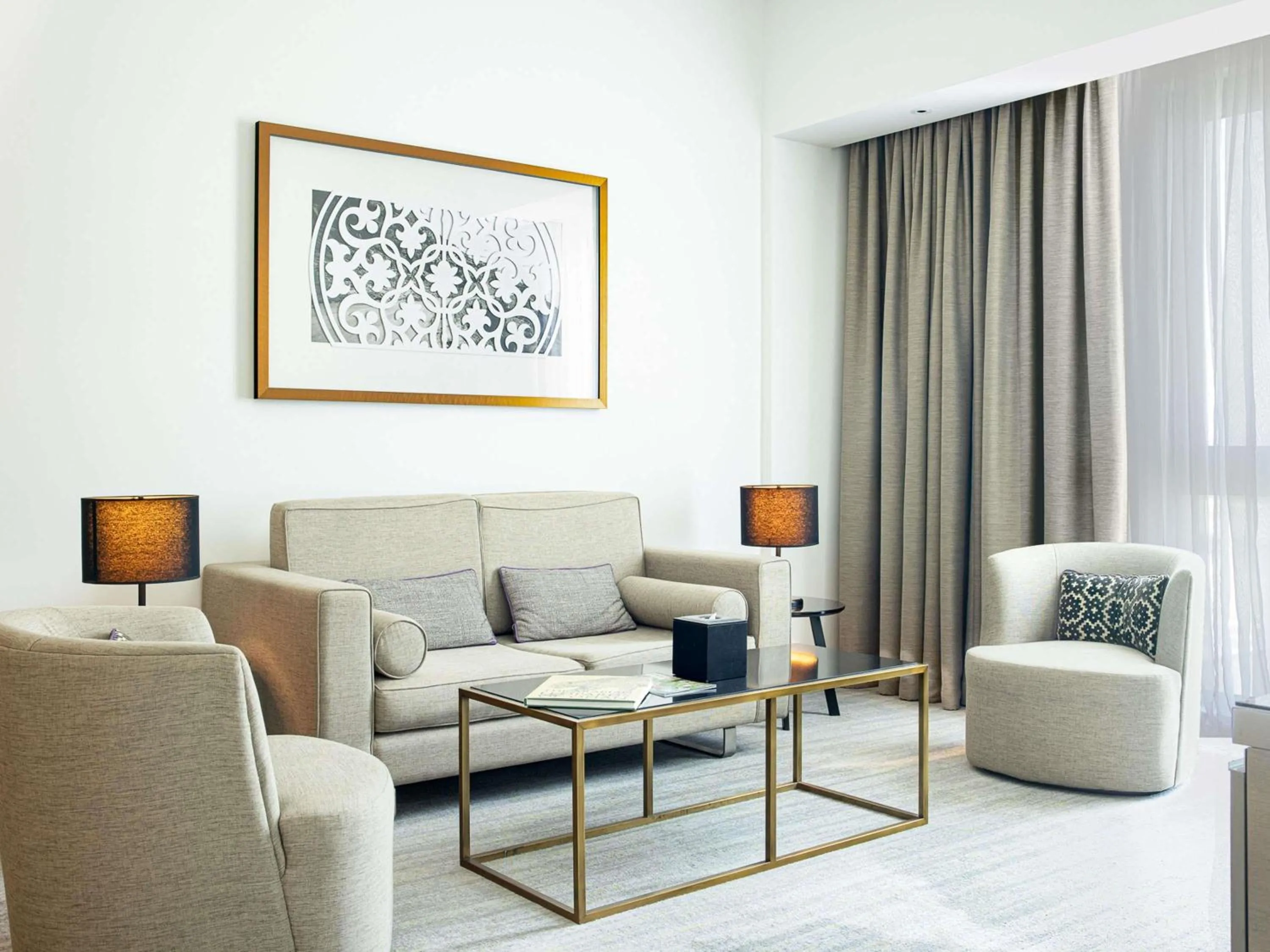 Bedroom in Novotel Muscat Airport