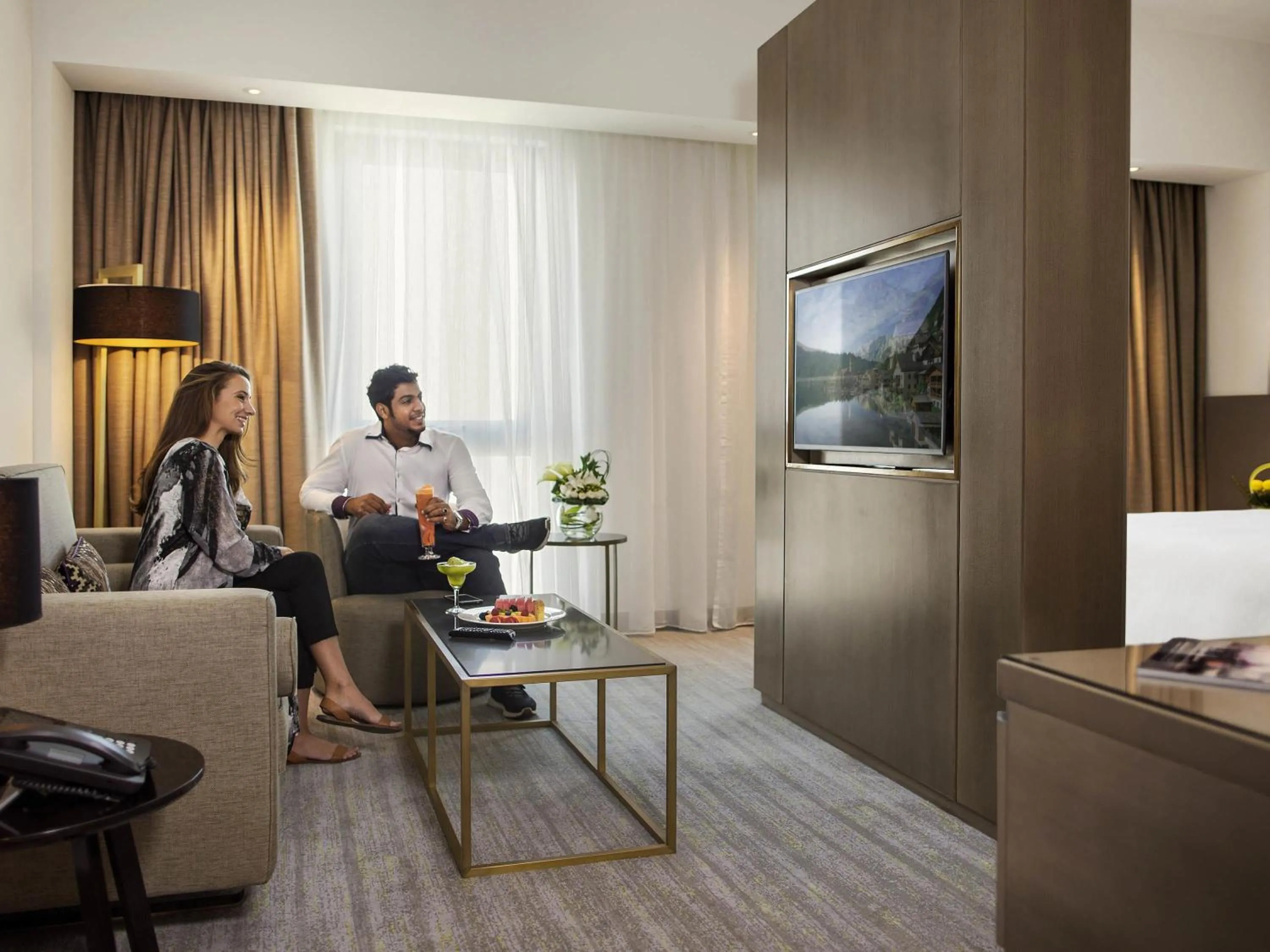 Bedroom in Novotel Muscat Airport