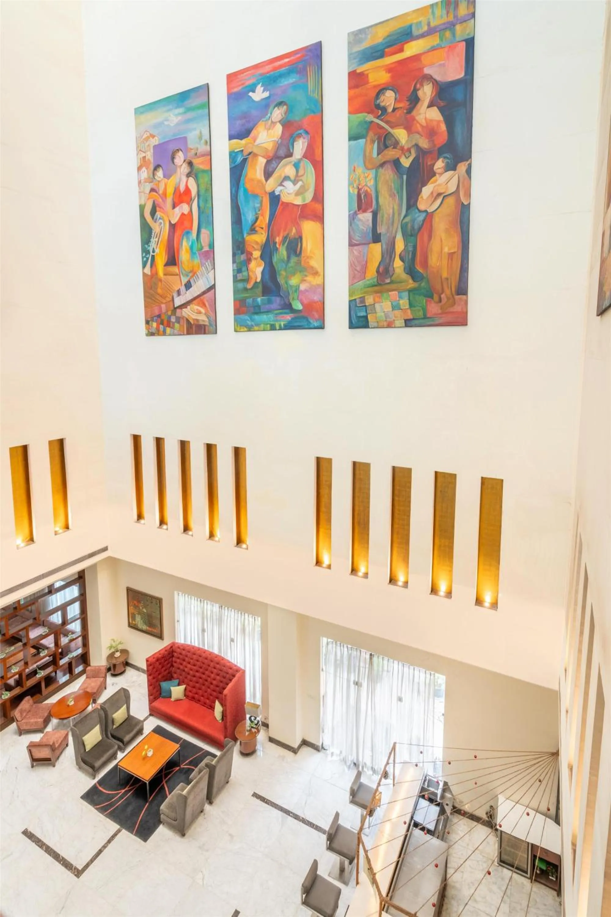 Lobby or reception in Park Inn Gurgaon