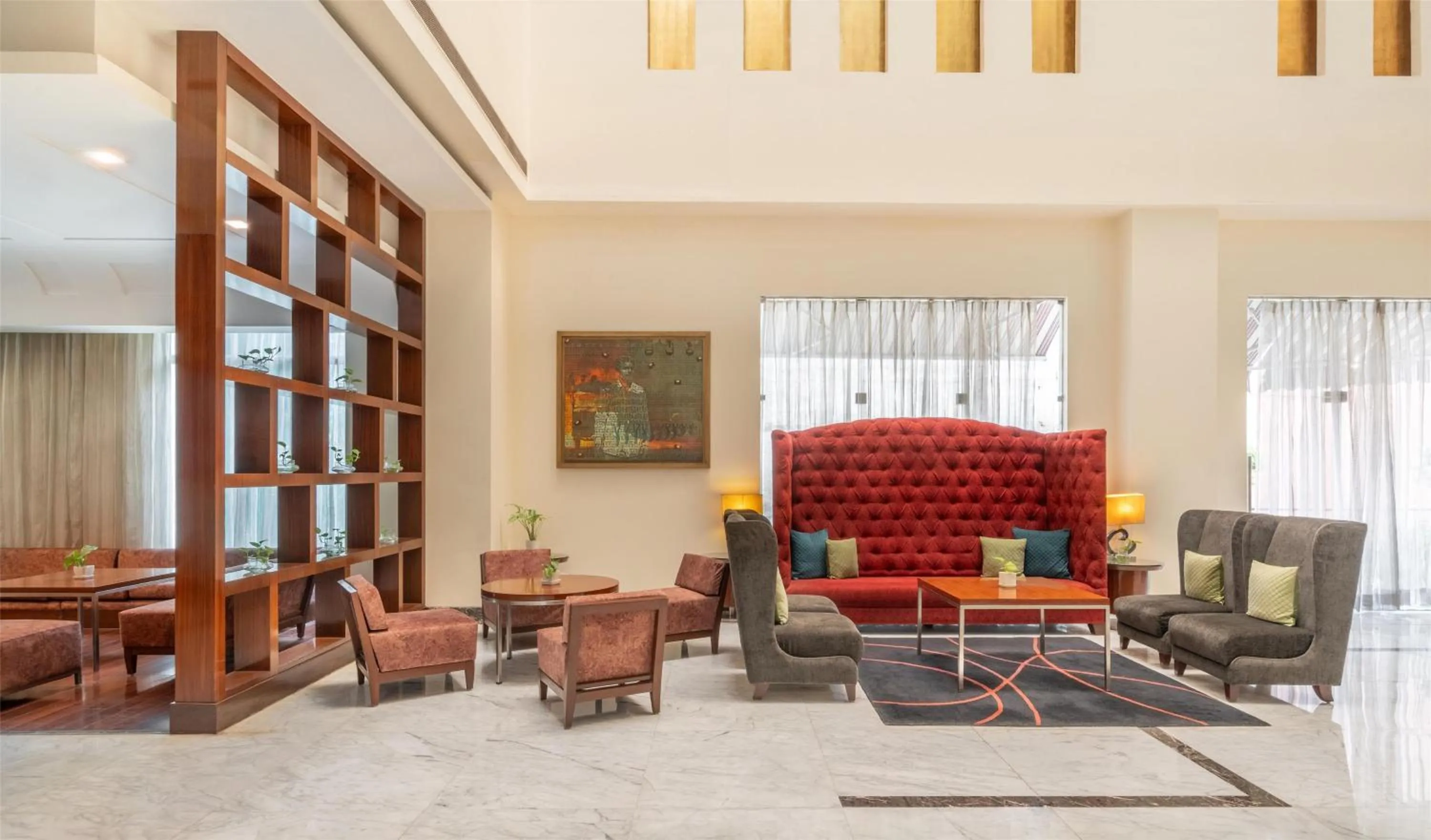 Lobby or reception in Park Inn Gurgaon