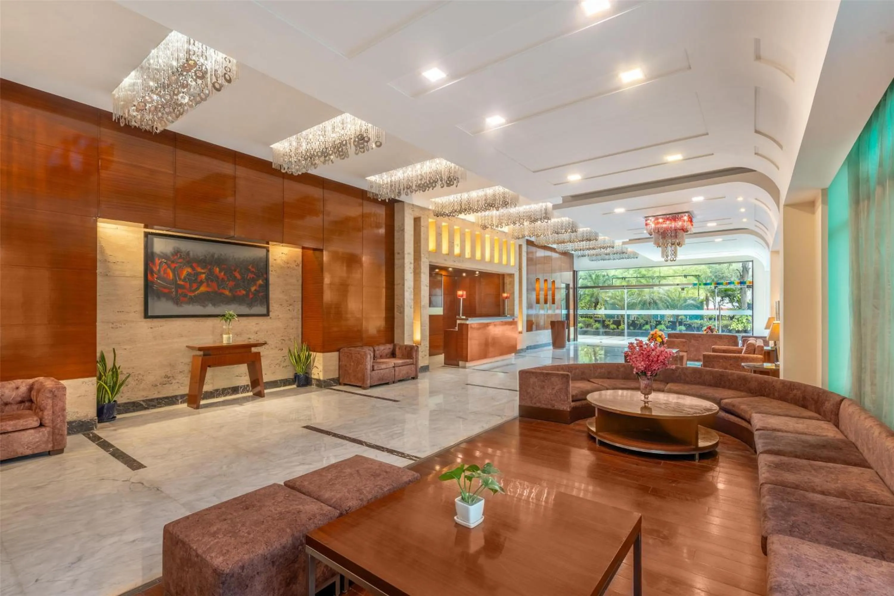 Lobby or reception in Park Inn Gurgaon