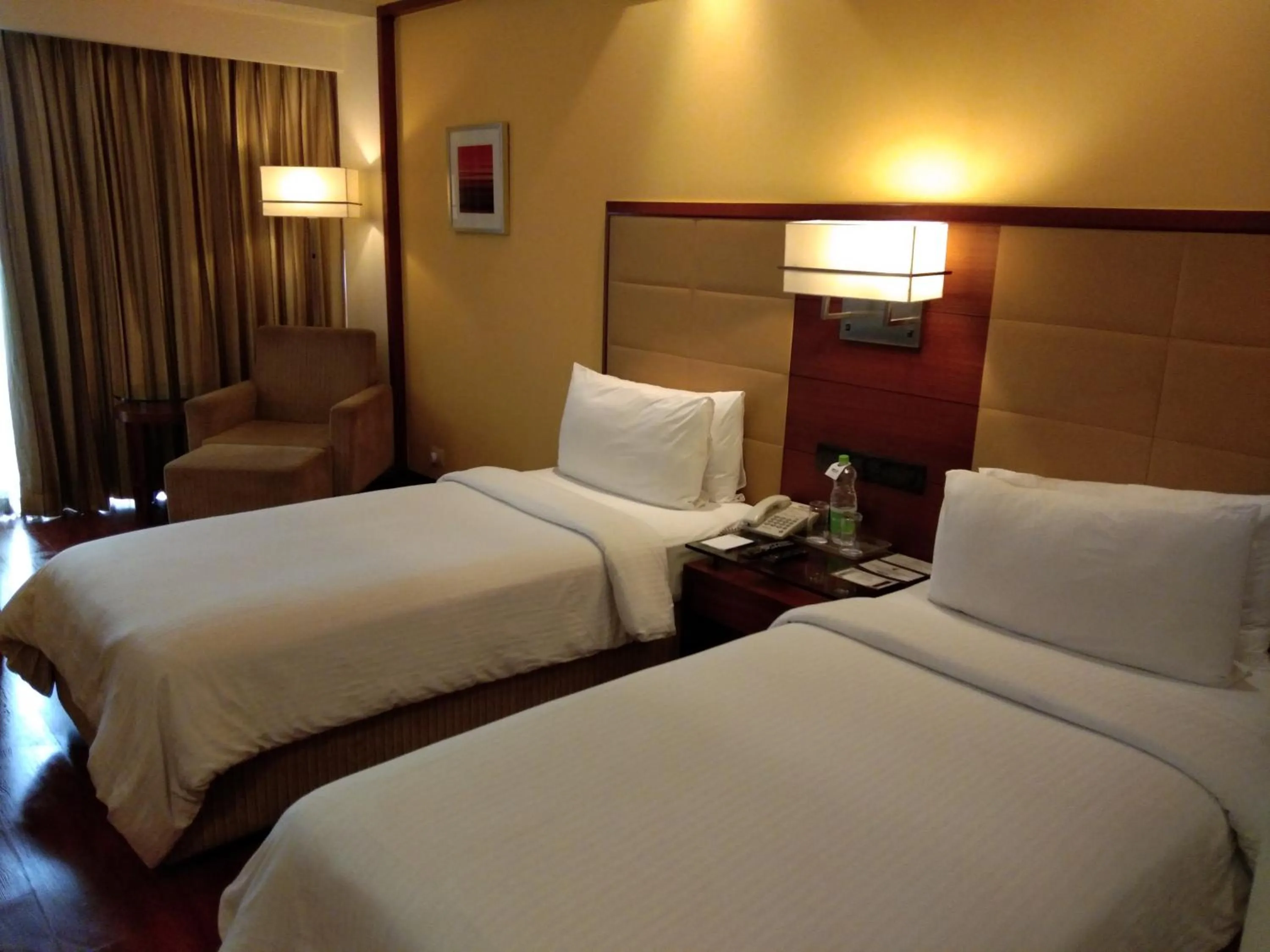 Bed in Park Inn Gurgaon