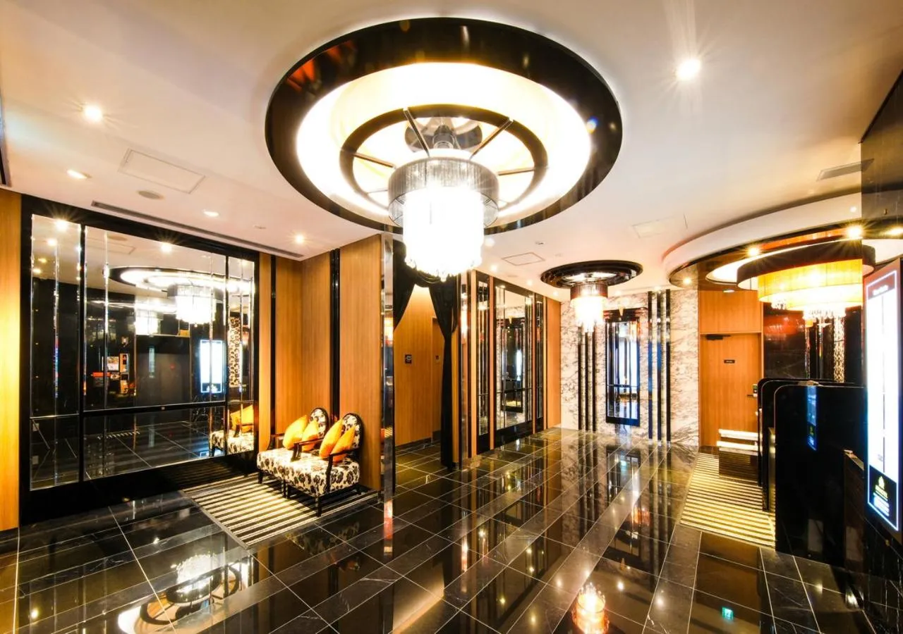 Lobby or reception in APA Hotel Midosuji Honmachi Ekihigashi