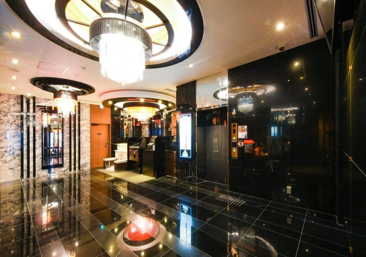 Lobby or reception in APA Hotel Midosuji Honmachi Ekihigashi