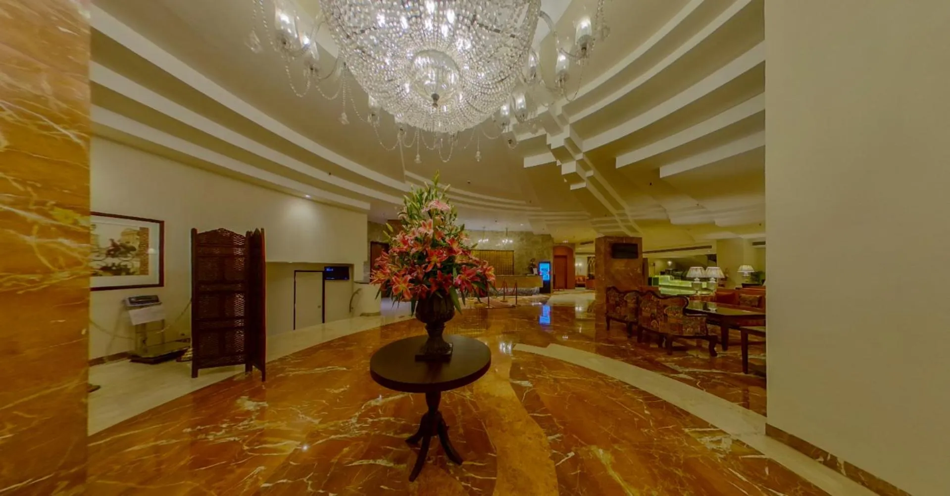 Lobby or reception in Peerless Hotel Kolkata
