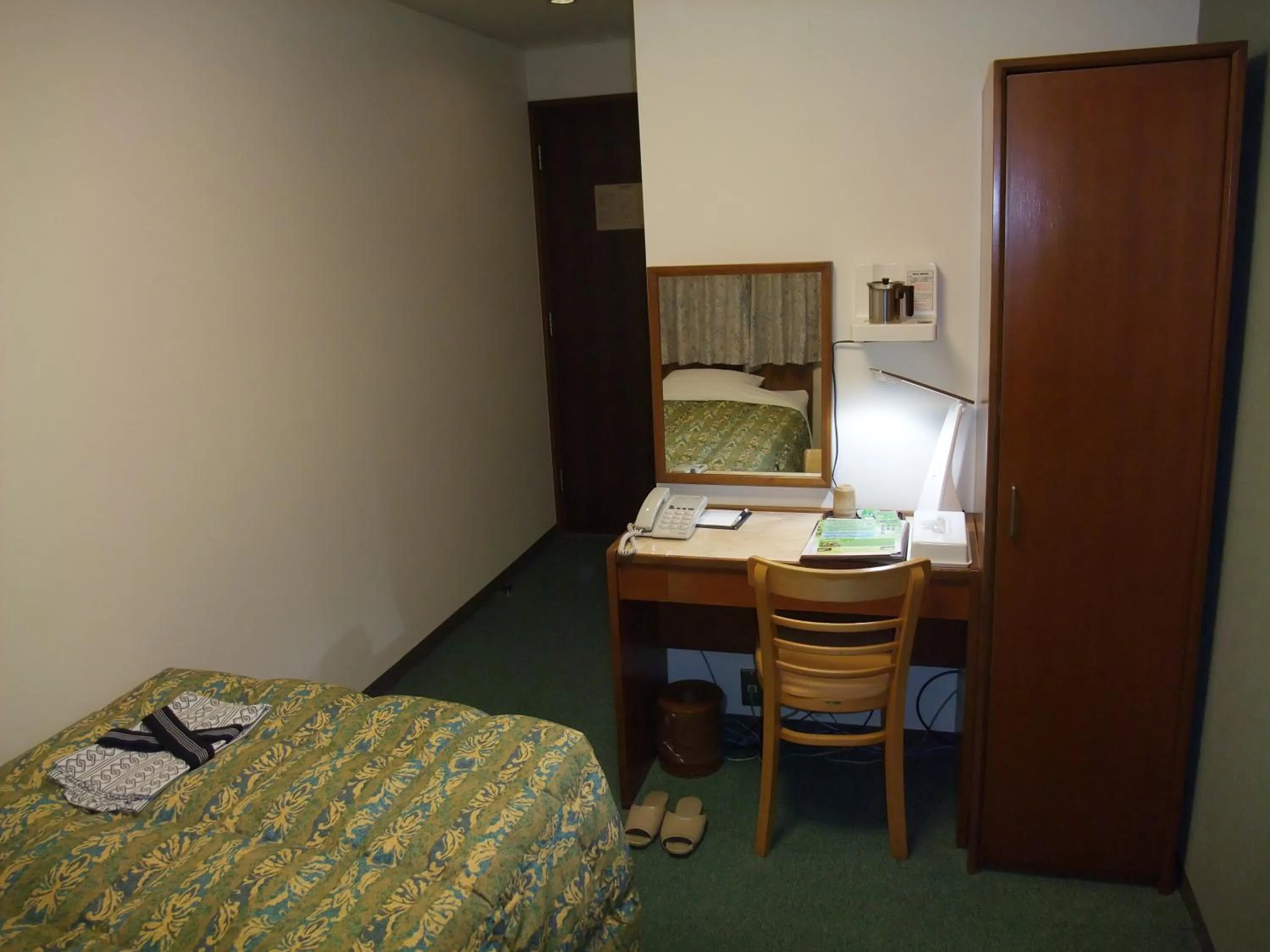 Decorative detail, Bed in Hotel Tateshina