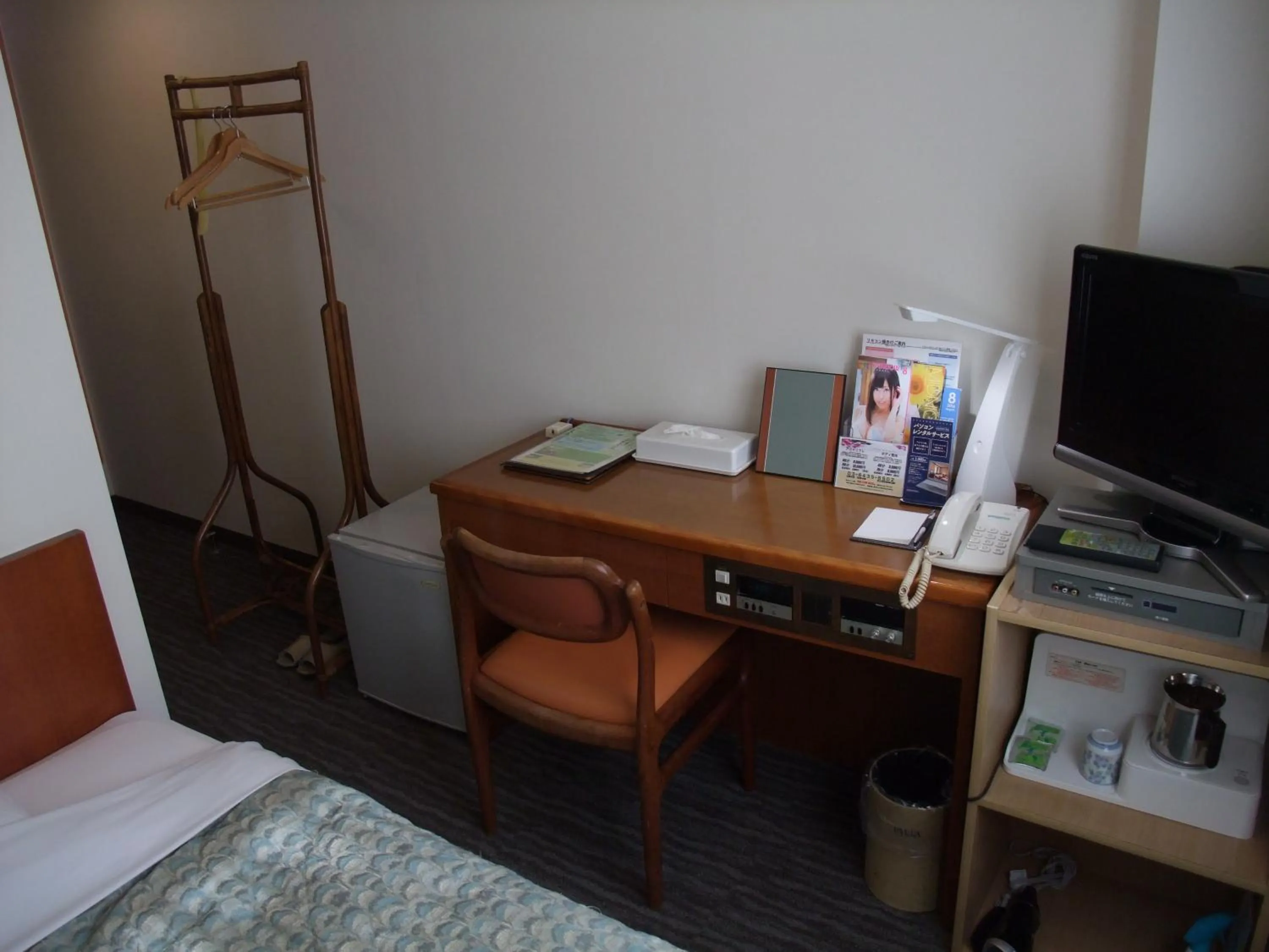 Decorative detail, Bed in Hotel Tateshina