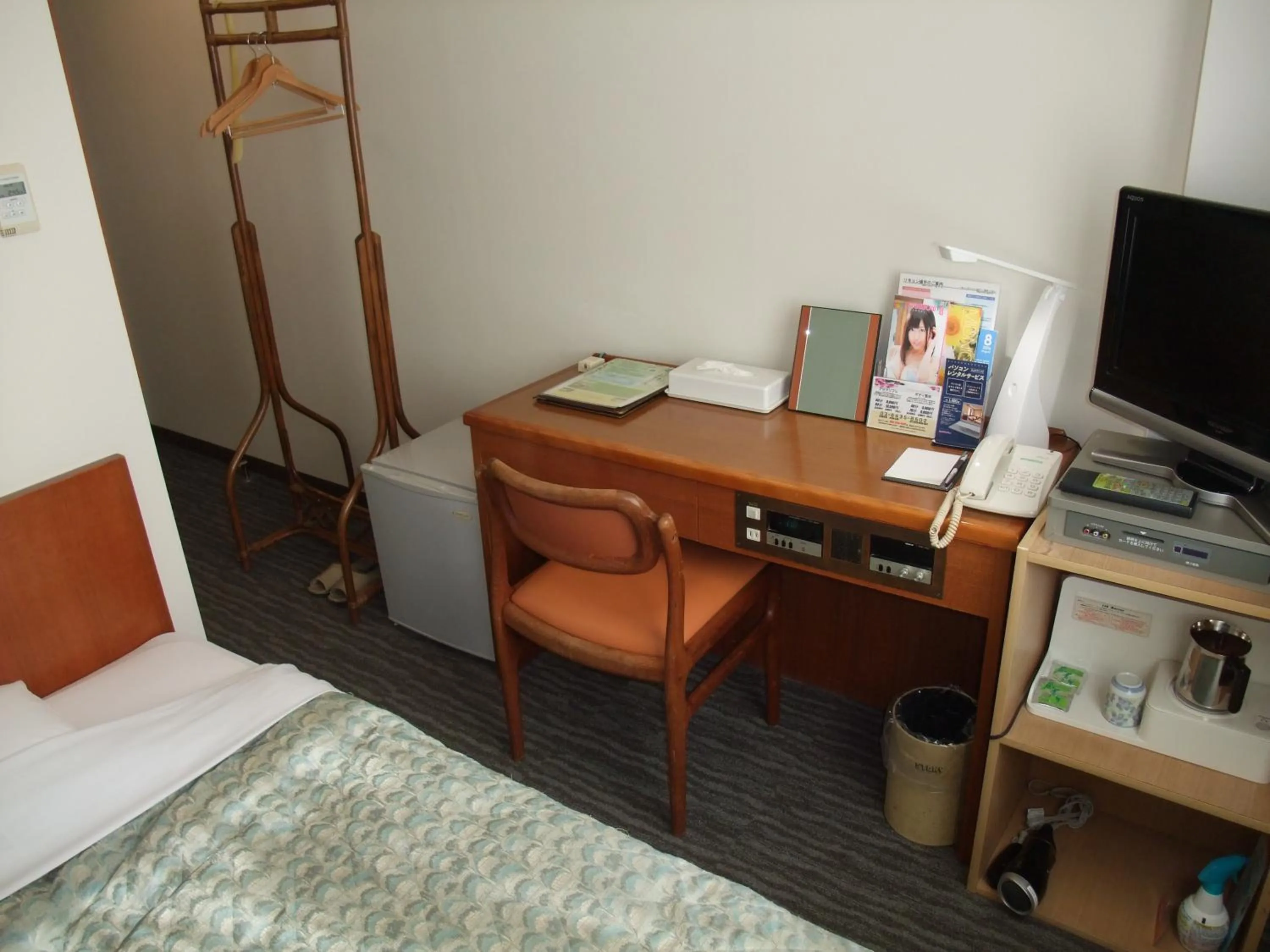 Decorative detail, Bed in Hotel Tateshina
