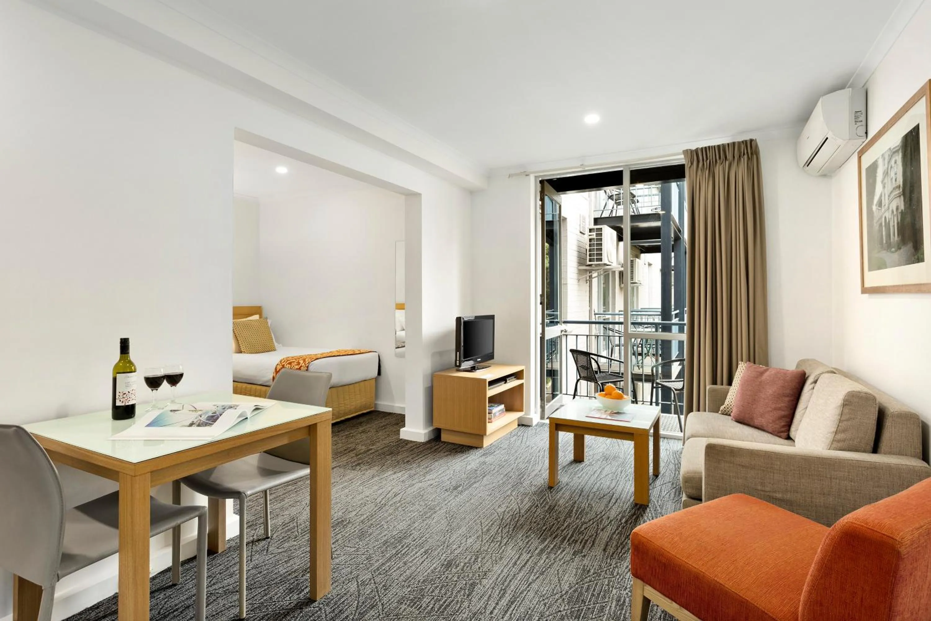 Living room in Quest St Kilda Bayside