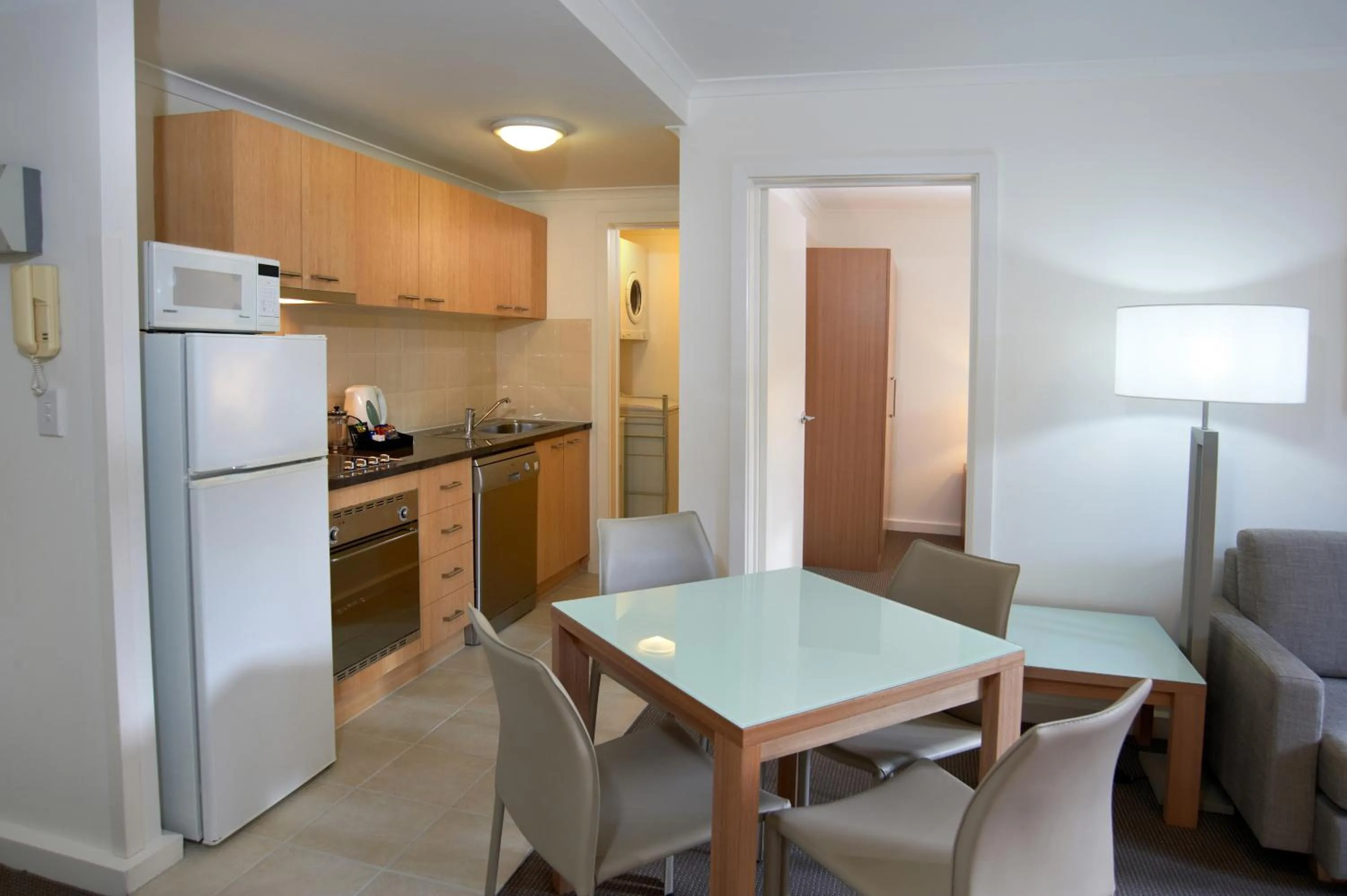 Kitchen or kitchenette in Quest St Kilda Bayside