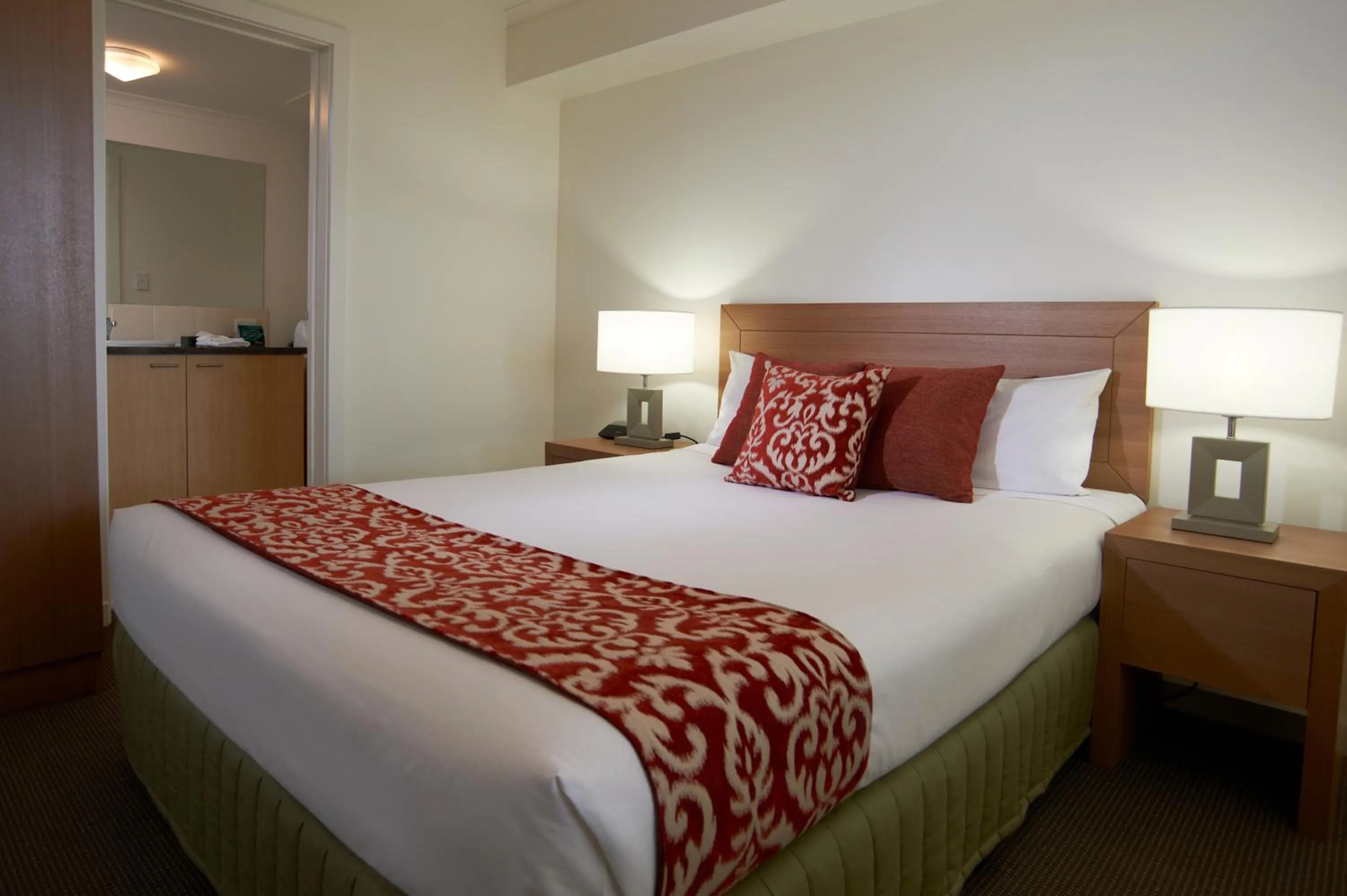 Bed in Quest St Kilda Bayside