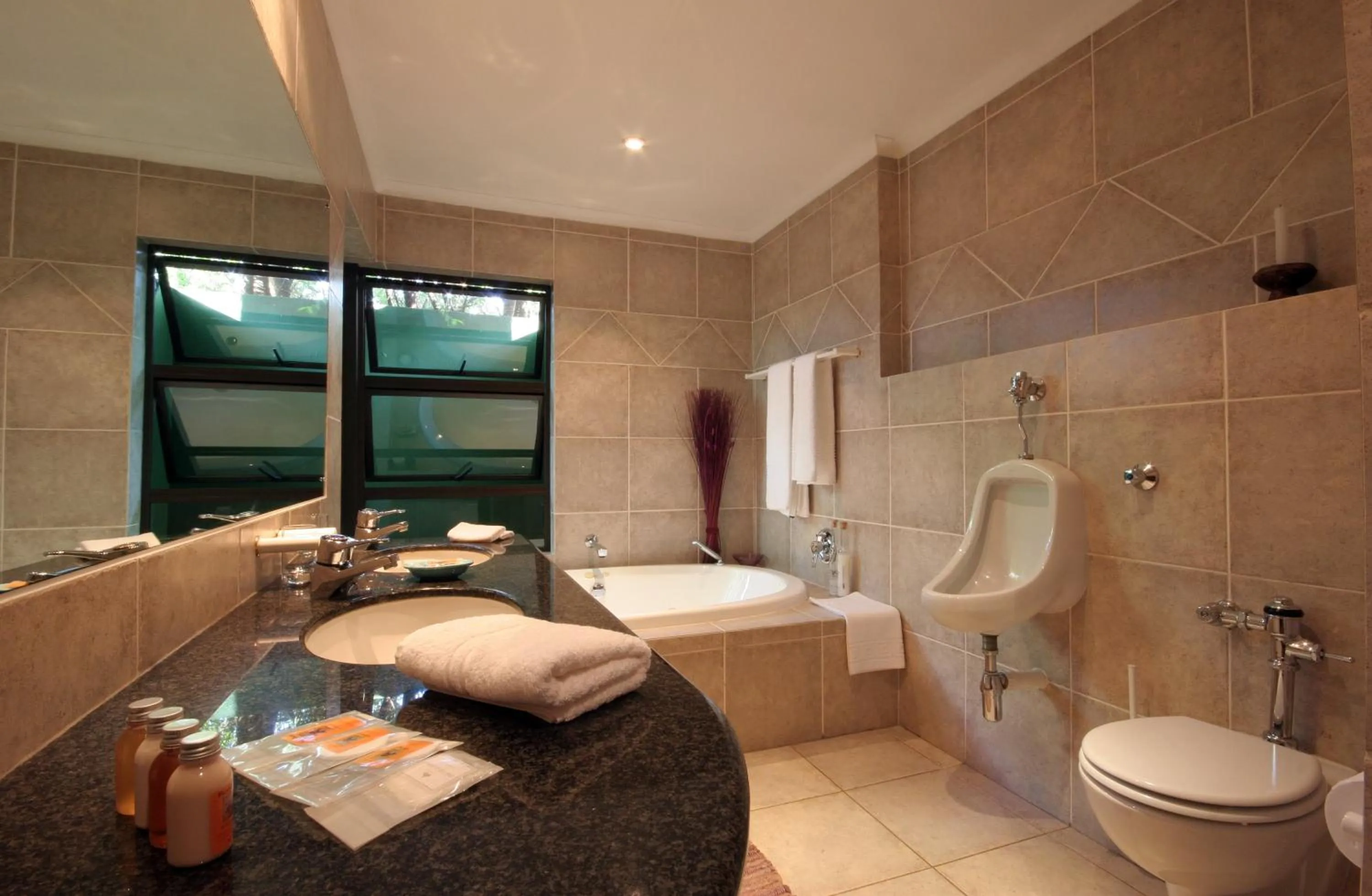 Bathroom in African Rock Hotel & Spa, a "Boutique Lifestyle Resort"